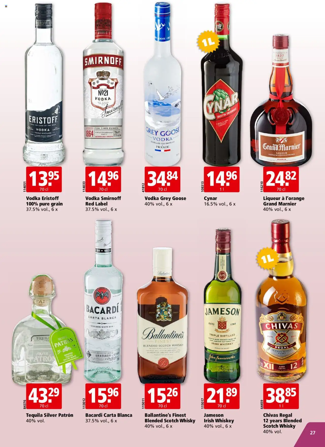 Aligro Aktionen Chavannes, Matran, Genève, Sion – gültig ab 15.09.2025 | Seite: 27 | Produkte: Regal, Ipod, Whiskey
