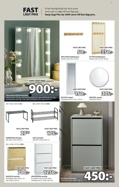 JYSK - erbjudanden - Förhandsvisning av reklamblad från butik JYSK aktuell från 24.12.2025 | Sida: 10 | Produkter: Spegel, Klädhängare