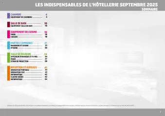 Rexel - Prévisualisation de Rexel - Brochure les indispensables de l'Hôtellerie valide à partir de 26.11.2025 | Page: 3