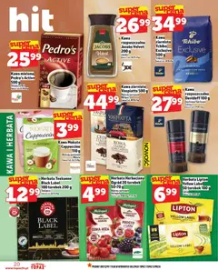 Pogląd oferty "Topaz Gazetka" - ważna od 30.10.2025 | Strona: 20 | Produkty: Kawa ziarnista, Tchibo, Black Label, Herbata lipton