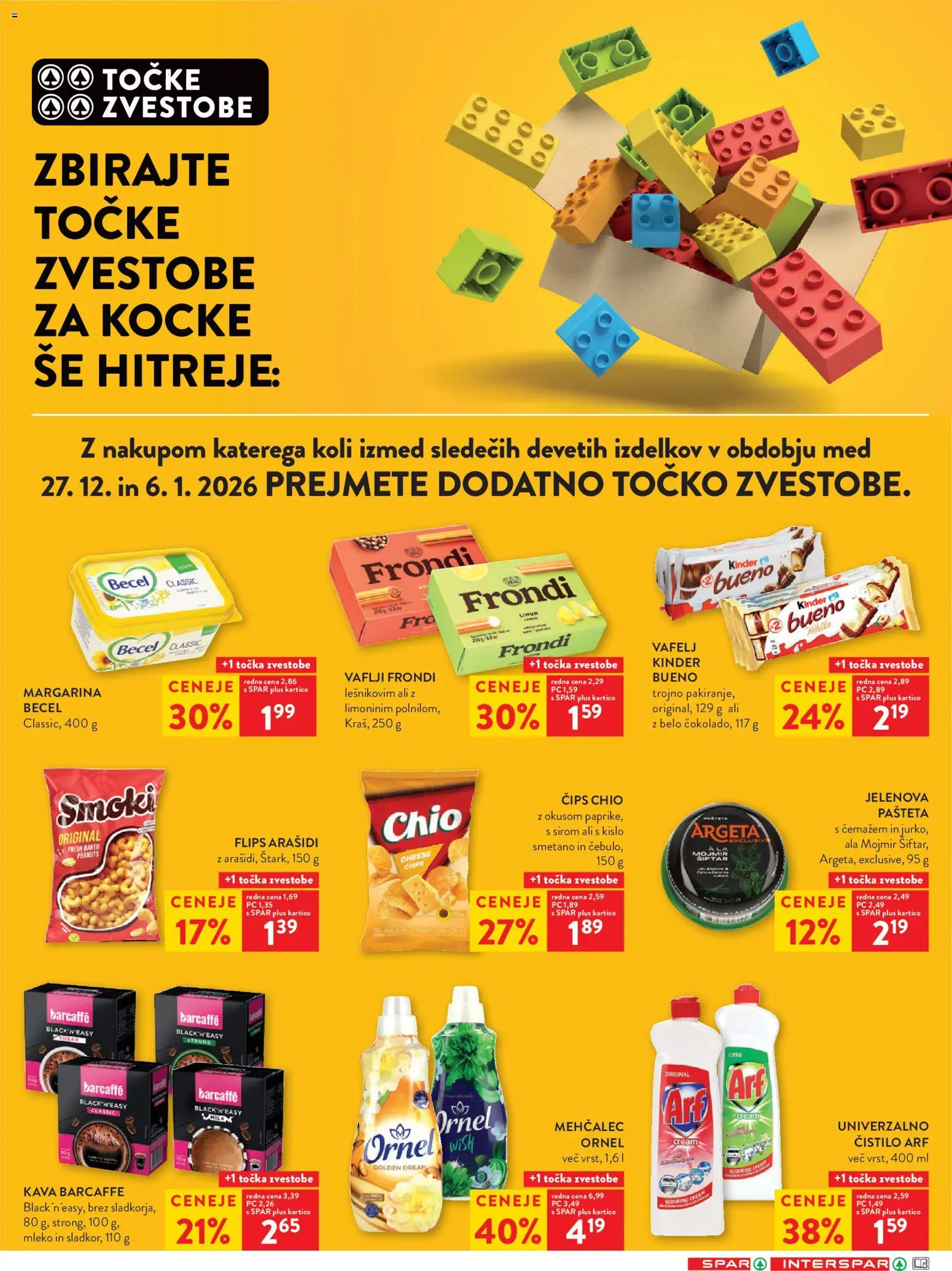 Novi Spar katalog ponudbe – veljaven od 27.12.2025 | Stran: 11 | Izdelki: Flips, Mleko, Kava, Cips