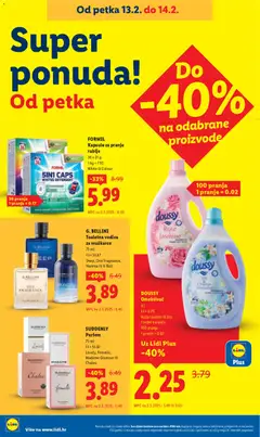 SUDDENLY Parfem, 75 ml, Lovely, Femelle, Madame Glamour ili Chalou - Pregled kataloga iz trgovine Lidl, vrijedi od 09.02.2026 | Stranica: 72