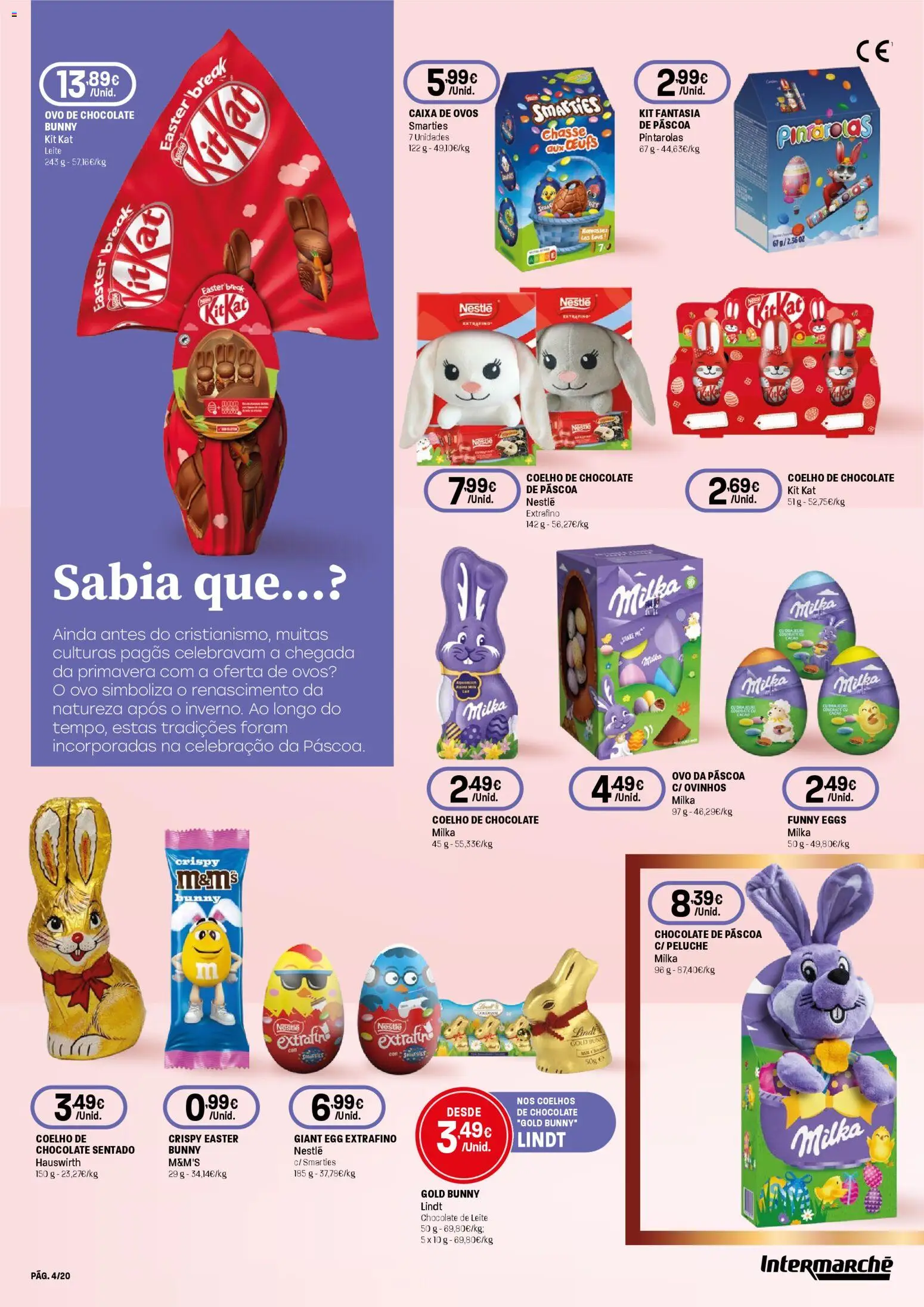 Intermarché - Pascoa Contact │ válido de 19.03.2026 | Página: 4 | Produtos: Caixa, Ovos, Nestlé, Coelho