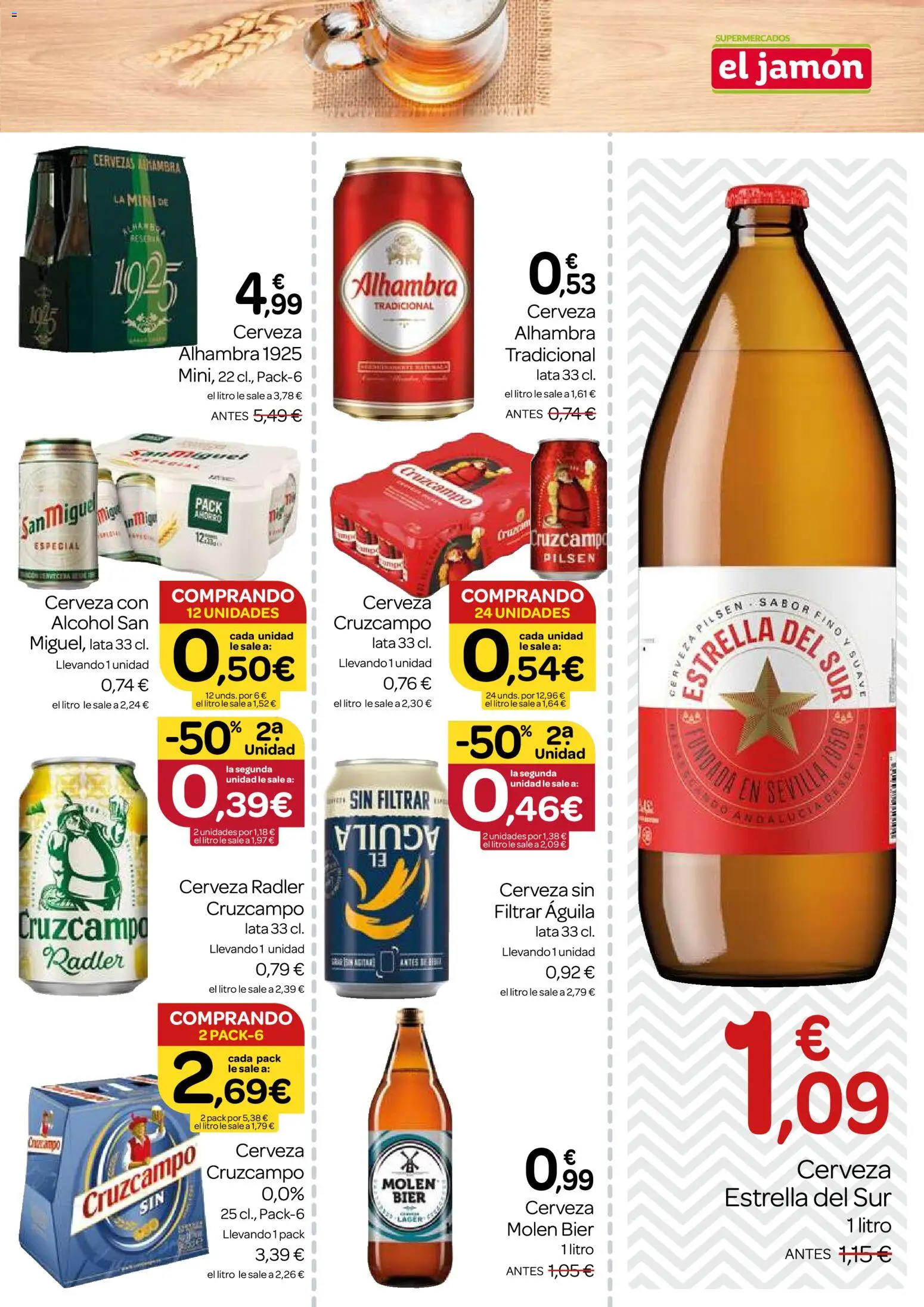Supermercados El Jamón folleto │ válido desde el 26.02.2026 | Página: 23 | Productos: Jamón, Cerveza