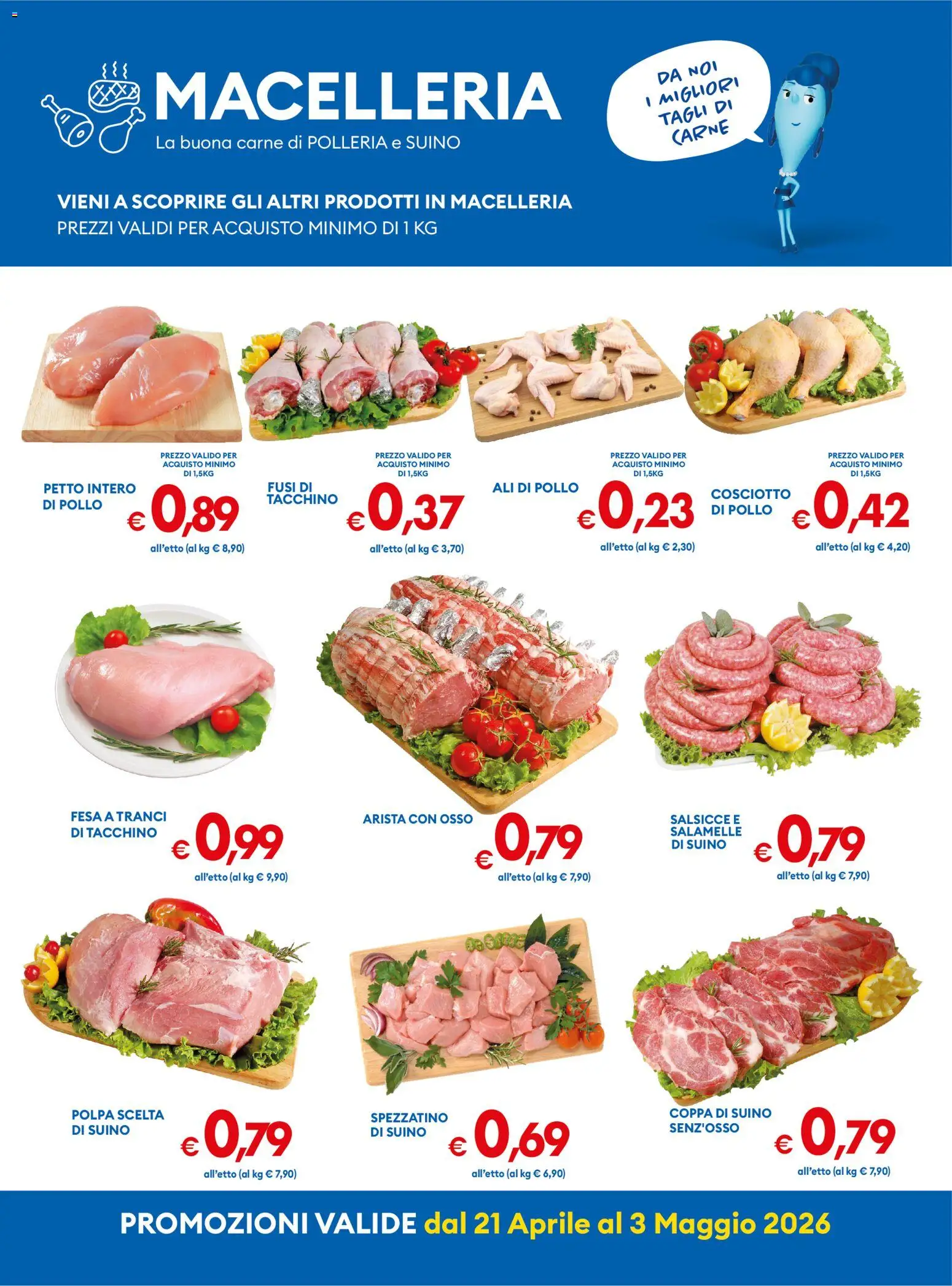 Volantino MD Discount del 07.04.2026 | Pagina: 13 | Prodotti: Pollo, Suino, Tacchino