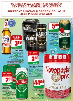 Pogląd oferty "Piwo Żywiec, butelka zwrotna, 0,5 l" - ważna od 10.12.2025 | Strona: 55 | Produkty: Warka, Piwo Warka, Pizza, Piwo