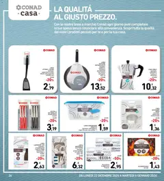 Anteprima del volantino Volantino Spazio Conad	 valido a partire dal 22.12.2025 | Pagina: 26 | Prodotti: Pile, Presa multipla, Tè, Alluminio
