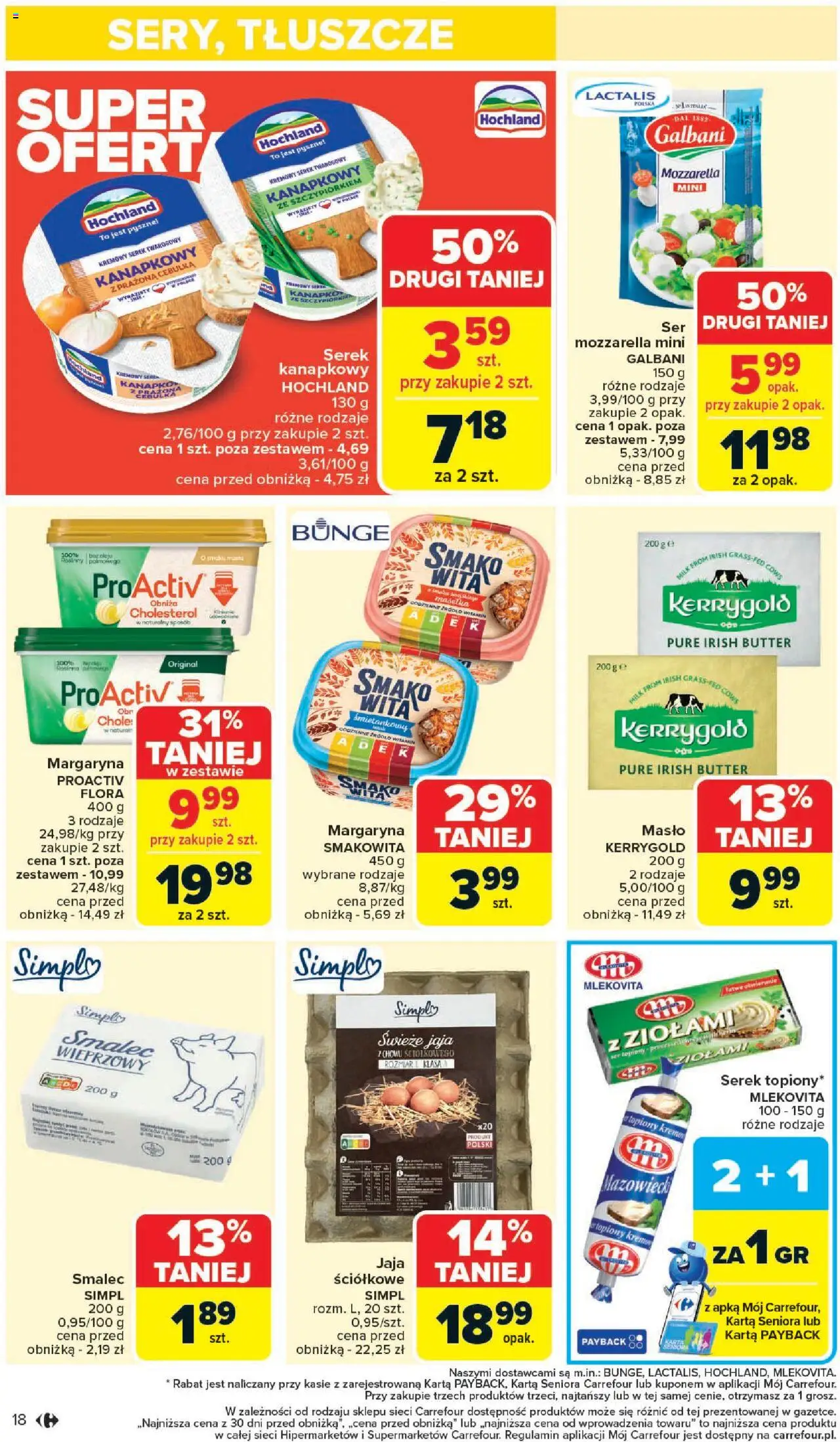 Carrefour Gazetka od 09.06.2025 | Strona: 20 | Produkty: Serek kanapkowy, Cream cheese, Serek, Ser