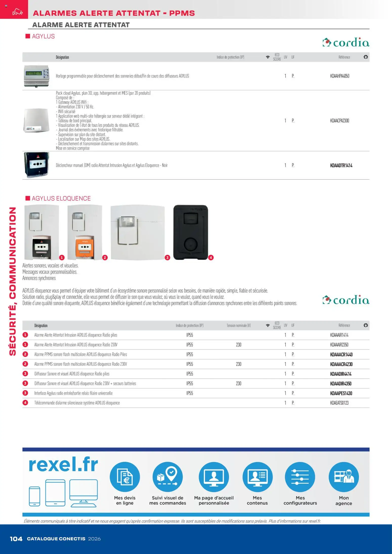 {H1} | Page: 104 | Produits: Radio, Diffuseur, Télécommande, Piles