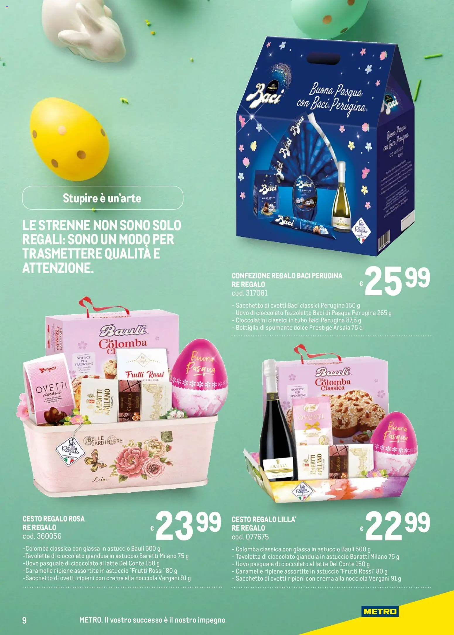 Volantino Metro del 05.03.2026 | Pagina: 9 | Prodotti: Latte, Tubo, Spumante, Bottiglia