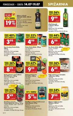 Biedronka gazetka od 14.07.2025 | Strona: 42 | Produkty: Tikka masala, Pesto, Pomidory suszone, Fasolka w sosie pomidorowym