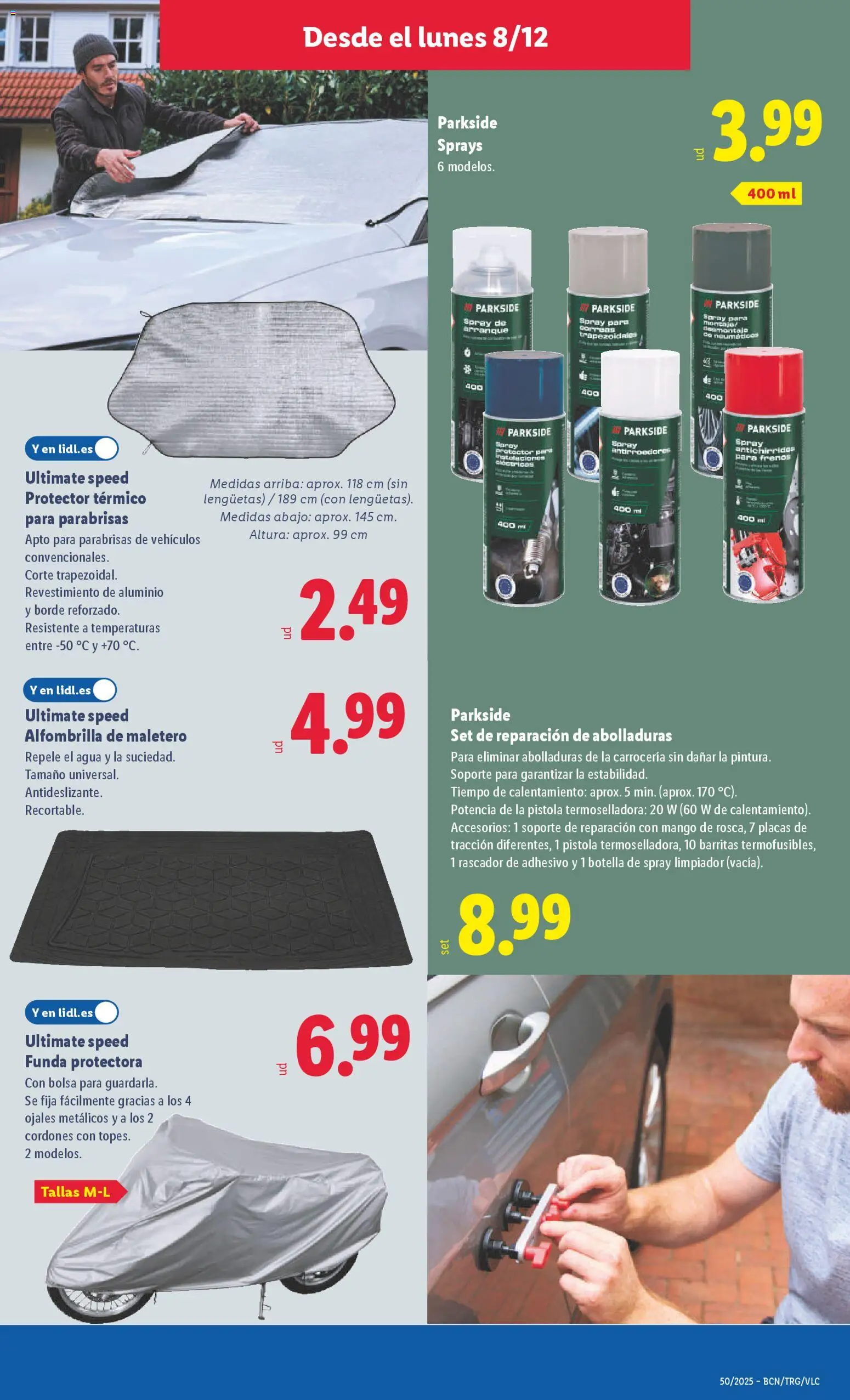 Lidl folleto de bazar │ válido desde el 08.12.2025 | Página: 9 | Productos: Alfombrilla, Funda, Bolsa, Ρούτερ