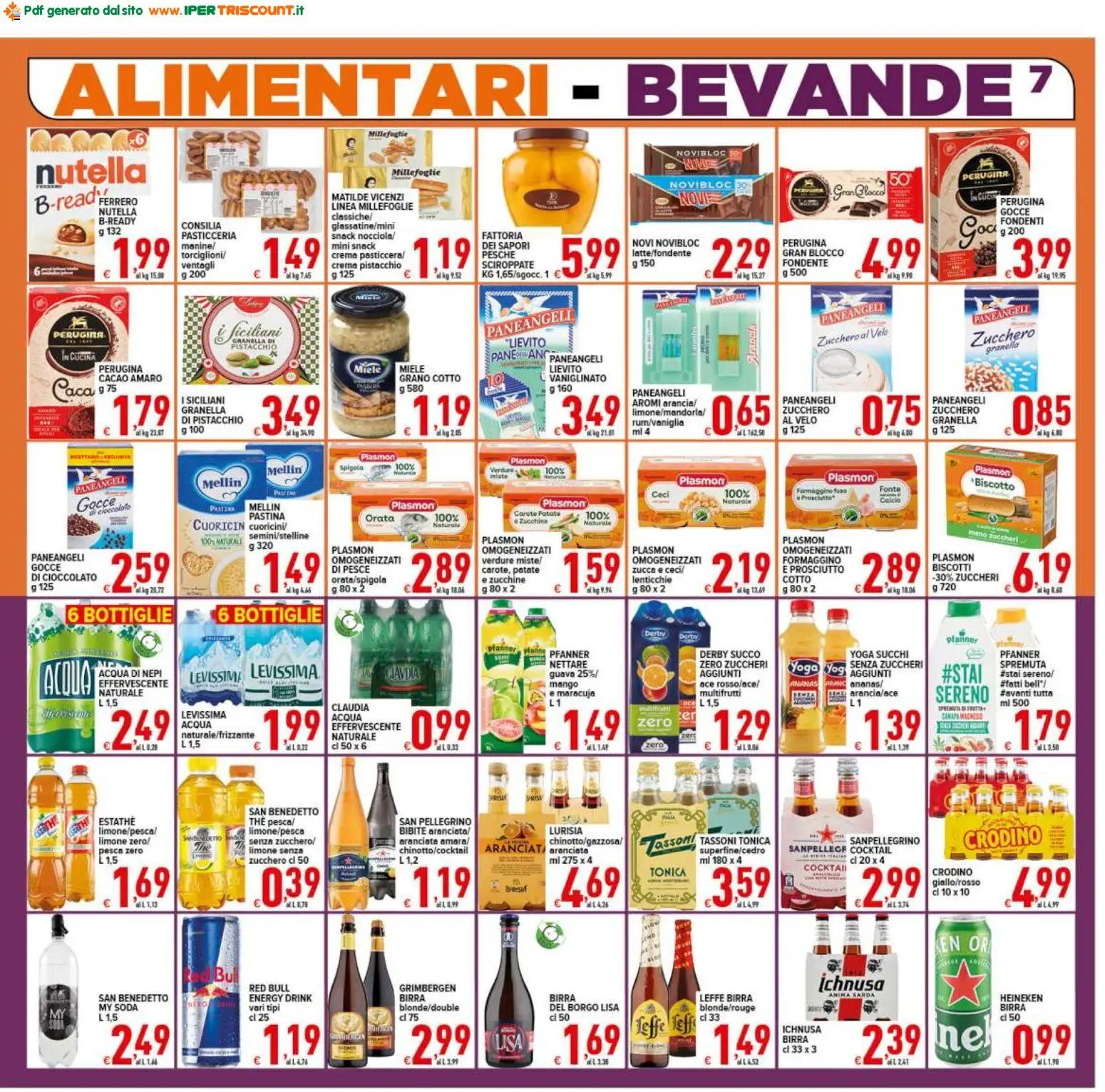 Volantino Ipertriscount del 27.03.2026 | Pagina: 7 | Prodotti: Birra, Lenticchie, Zucchero, The