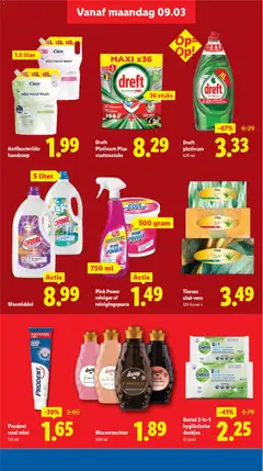 Lidl folder week 11 - Voorbeeld van een folder van Lidl, geldig van 09.03.2026 | Pagina: 14 | Producten: Wasmiddel, Wasverzachter, Ostyalap, Handzeep