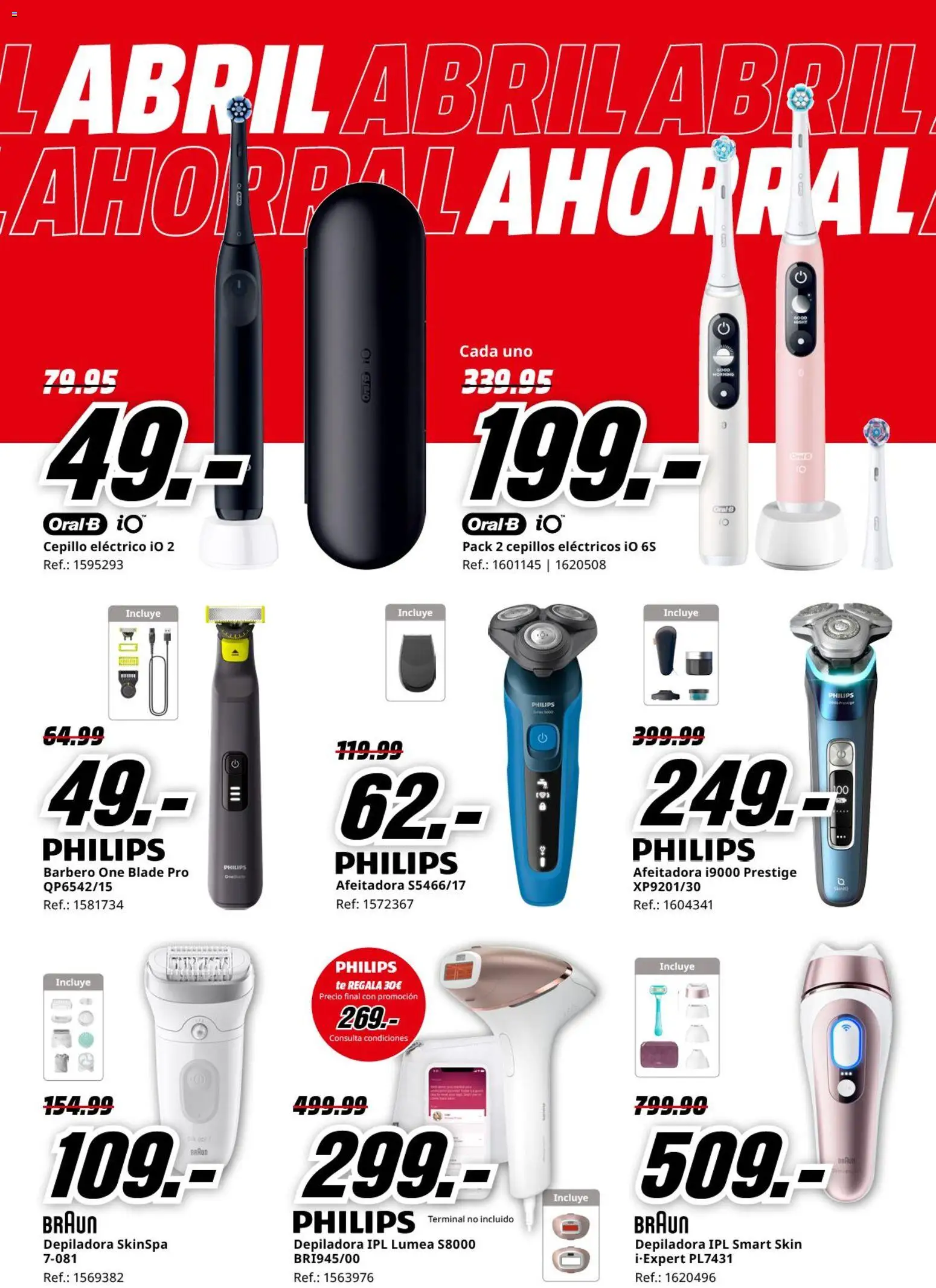 Media Markt folleto │ válido desde el 23.04.2026 | Página: 11 | Productos: Cepillo, Té, Afeitadora, Depiladora