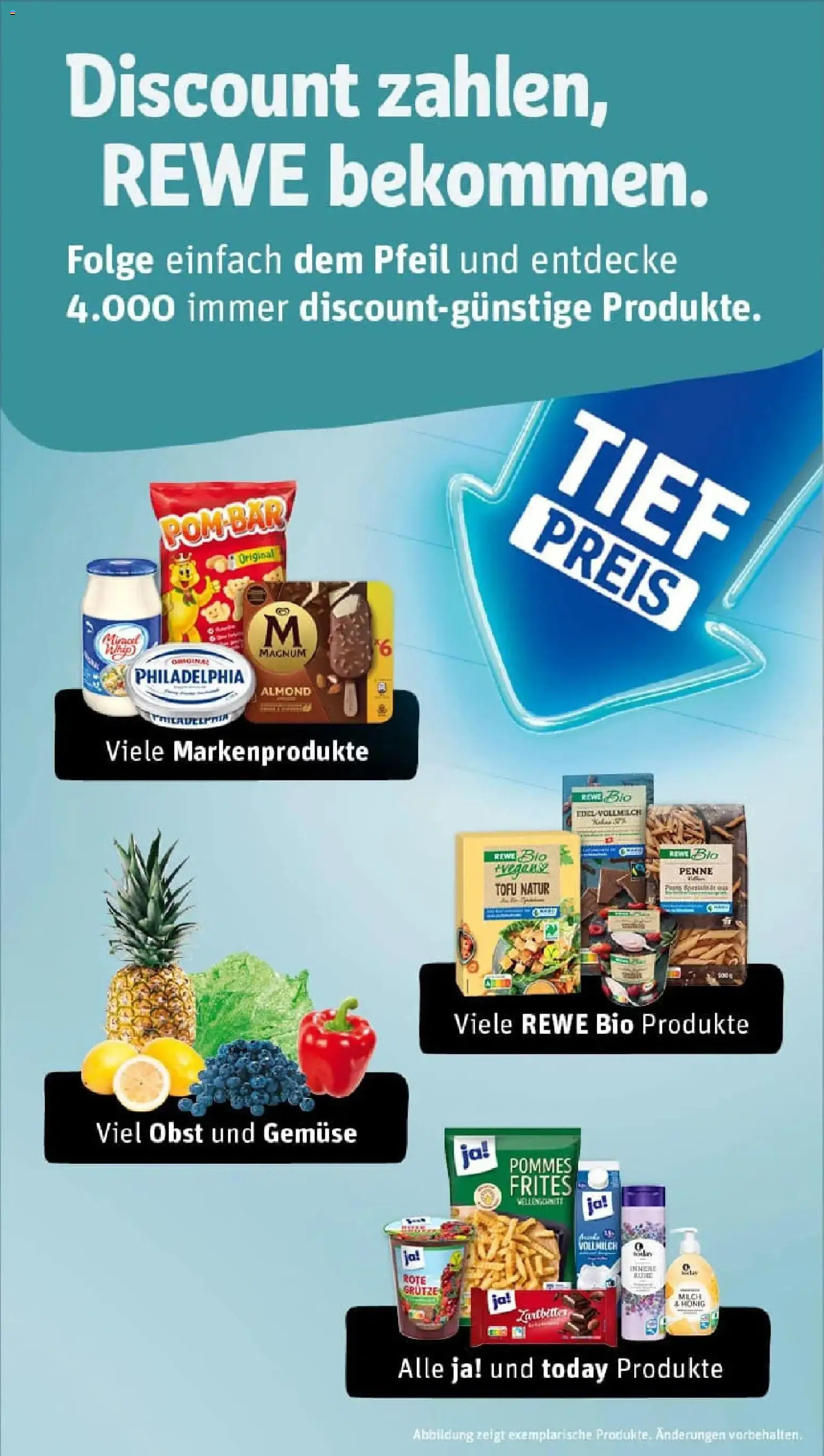 Rewe prospekt Stuhr / Brinkum	 – gültig ab 29.12.2025 | Seite: 15 | Produkte: Pommes frites, POM-BÄR, Obst, Pasta