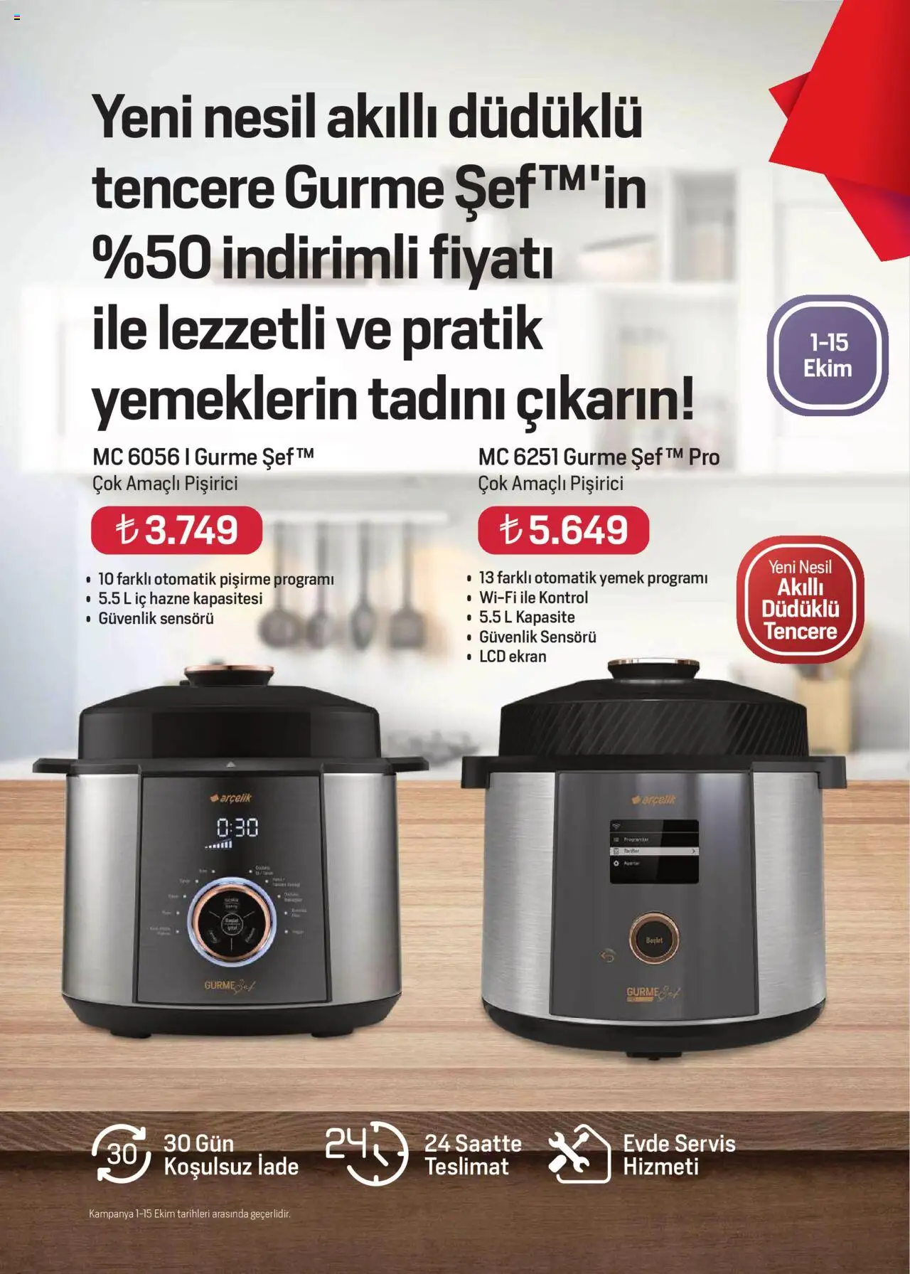 Arçelik Katalog - 01.10.2025 tarihinden itibaren geçerlidir | Sayfa: 46