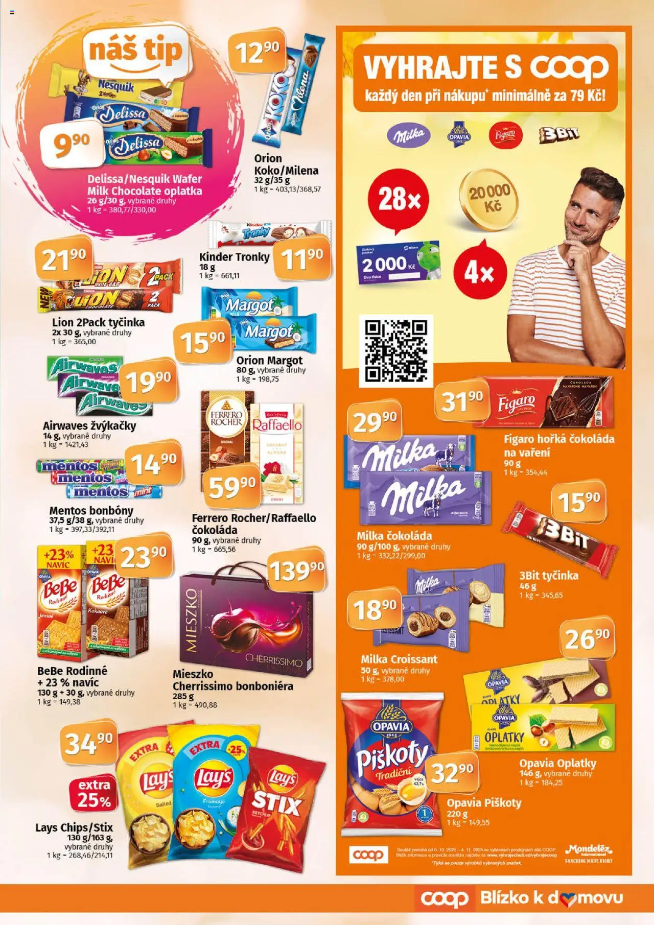 Coop leták - Tuty od 08.10.2025 | Strana: 5 | Produkty: Piškoty, Nesquik, Kinder, Bebe