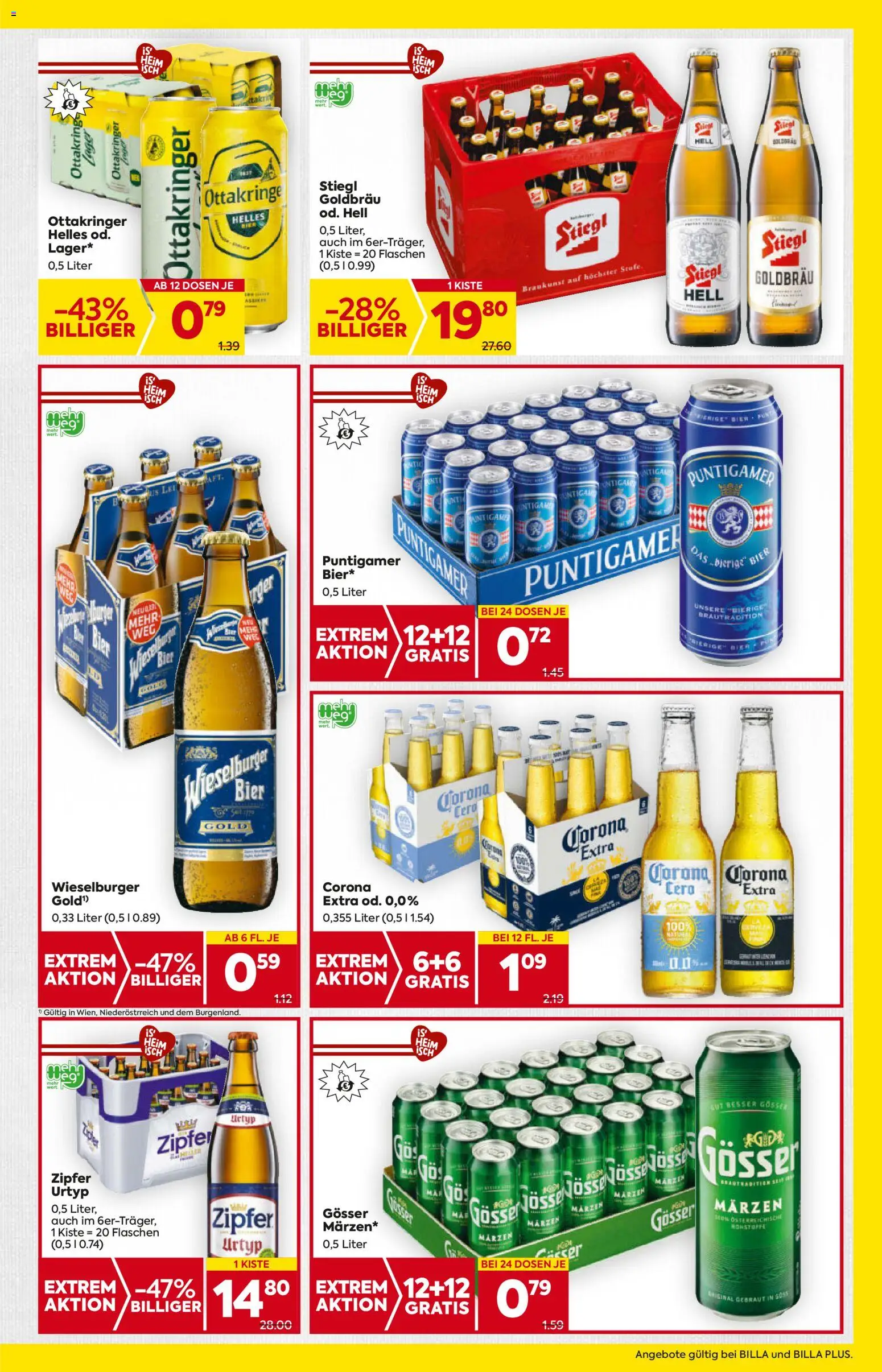 Billa Flugblatt - Niederösterreich gültig ab 06.11.2025 | Seite: 17 | Produkte: Bier