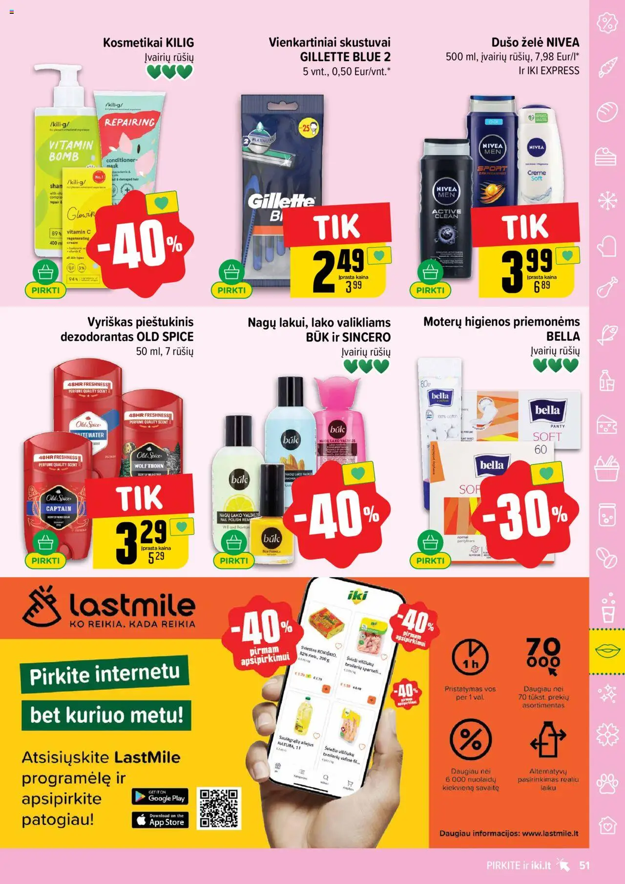 IKI leidinys│galioja nuo 18.08.2025 | Puslapis: 51 | Prekių: Sviestas, Aliejus, Dušo želė, Dezodorantas