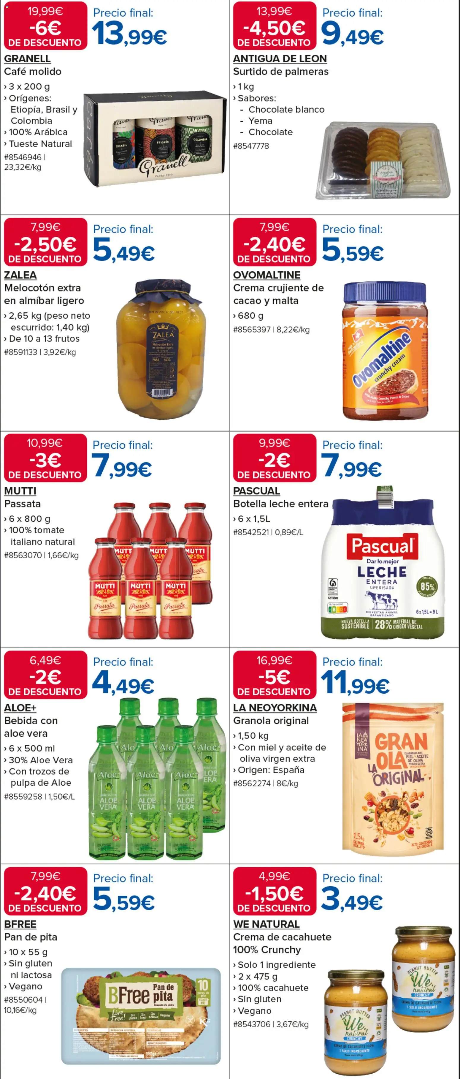 Costco Black Friday │ válido desde el 28.11.2025 | Página: 10 | Productos: Leche entera, Crema, Peso, Φρυγανιές σικάλεως