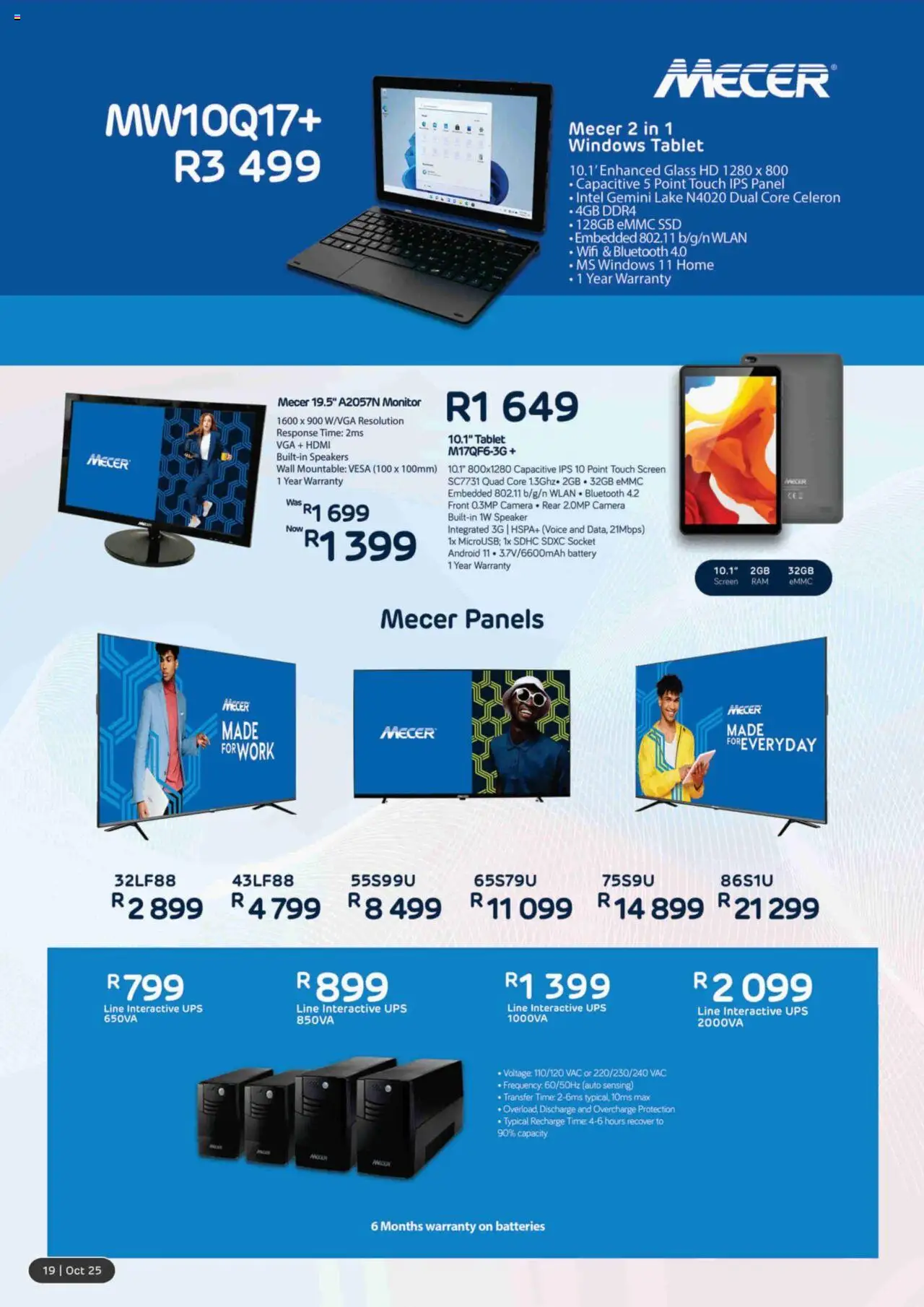New Computer Mania catalogue – valid from 01.10.2025 | Page: 20 | Products: Monitor, Camera, Speaker, Battery