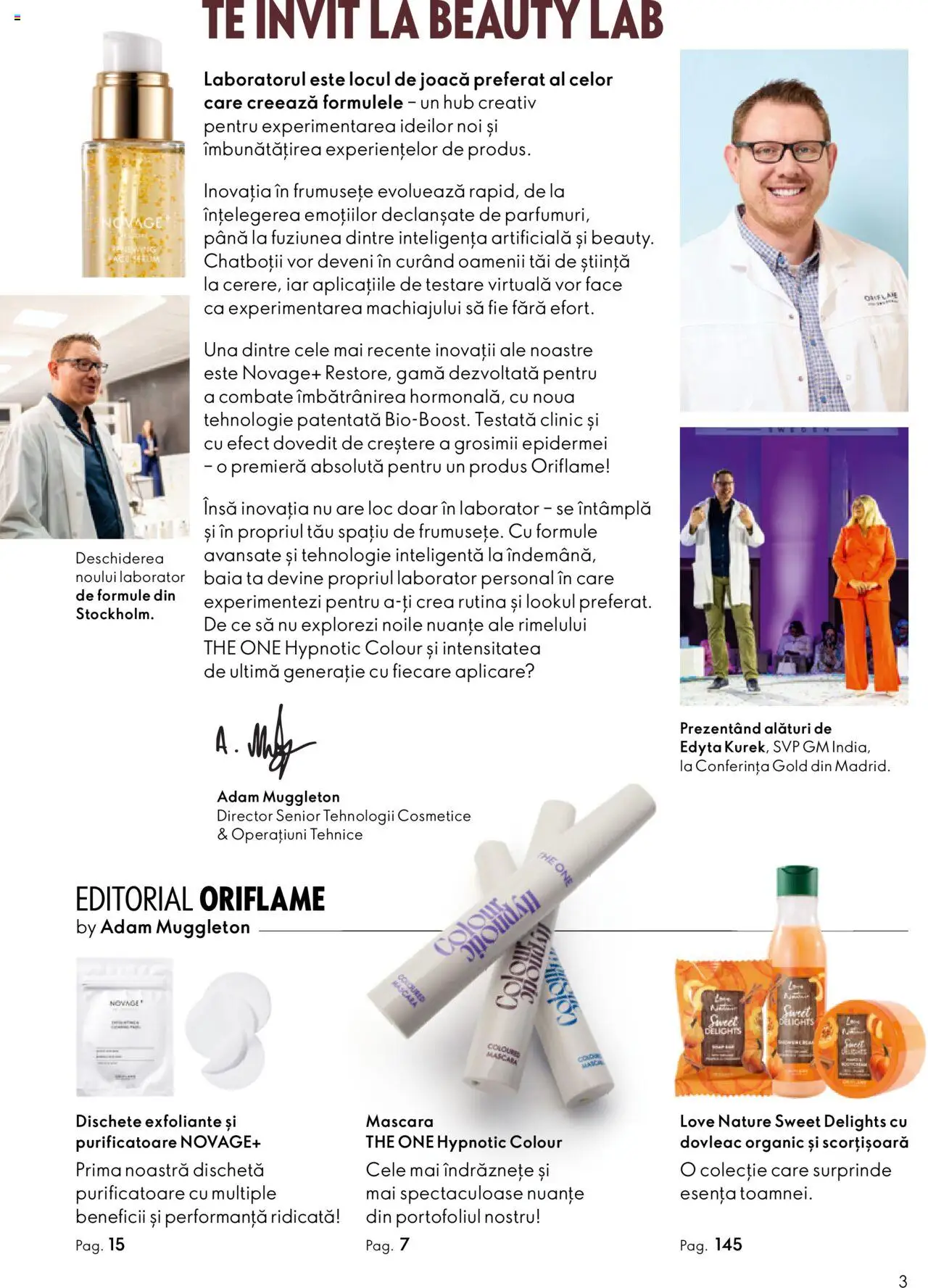 Oriflame catalog 13 2025 – valabil de la 10.09.2025 | Pagină: 3 | Produse: Dovleac, Mascara