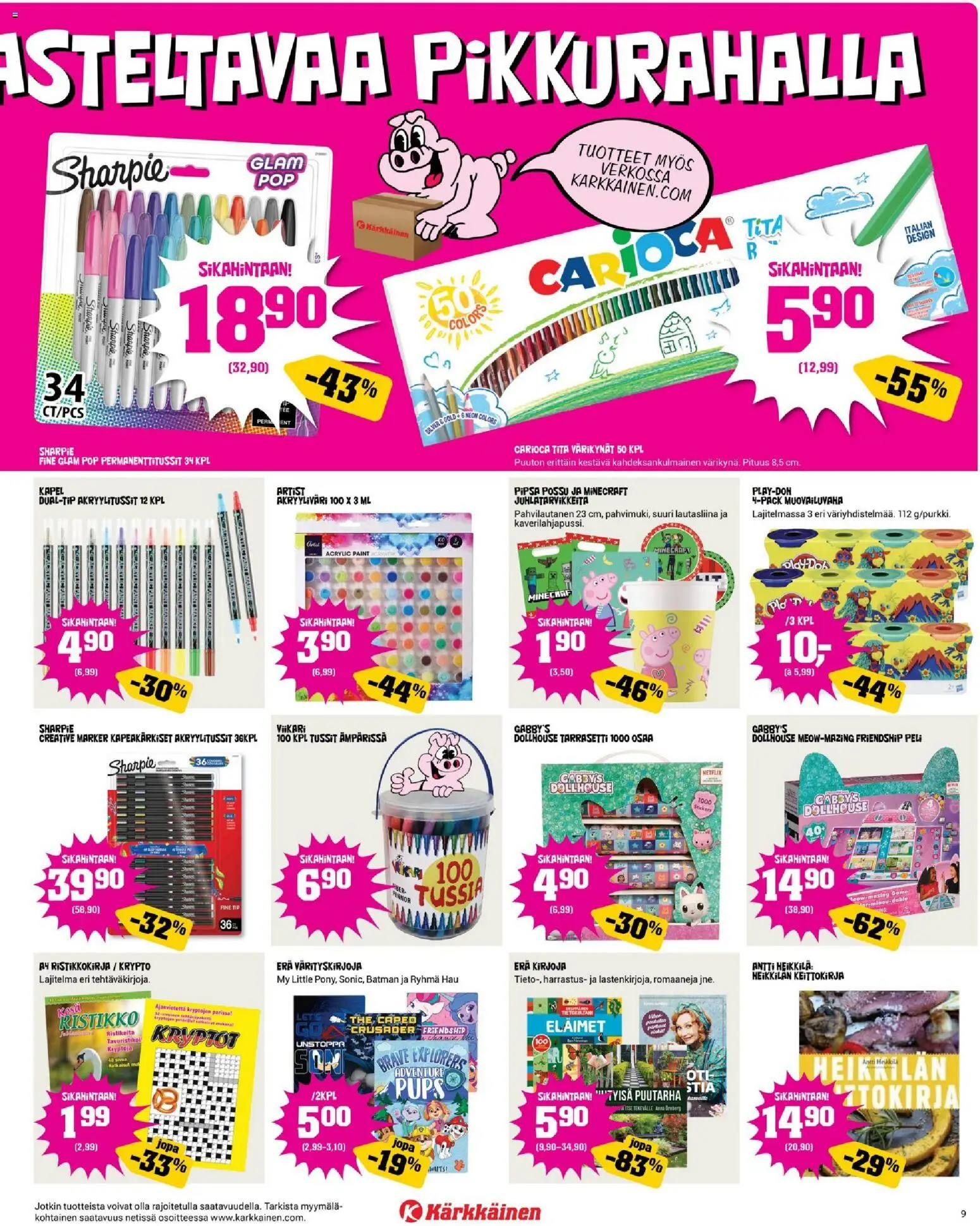 Kärkkäinen tarjoukset – voimassa 08.04.2026 alkaen | Sivu: 9 | Tuotteet: Peli