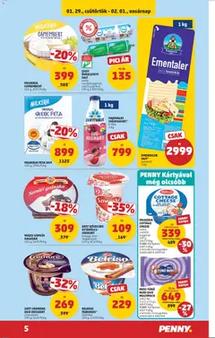 MIZO TÚRÓ RUDI DUO MULTIPACK, natúr tej 5 x (2 x 15 g) - amely érvényes a következő dátumtól: 29.01.2026 | Oldal: 7