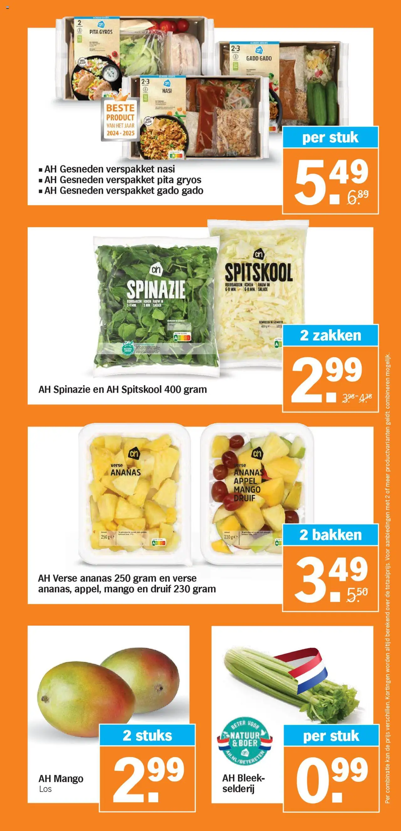 {H1} | Pagina: 10 | Producten: Spinazie, Telefonok, Selderij, Appel