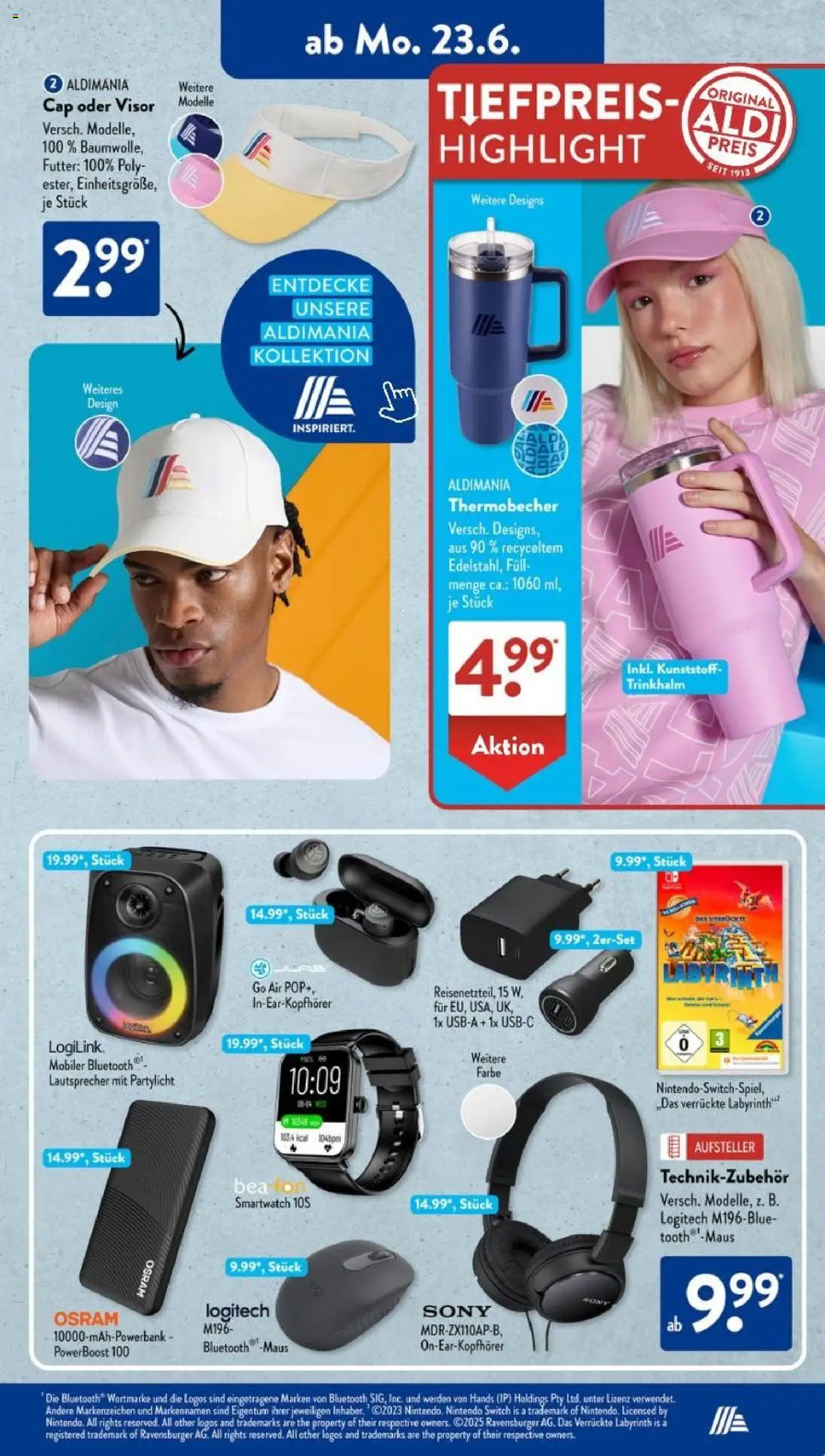 Aldi Süd Prospekt 	 - gültig ab dem 23.06.2025 | Seite: 15 | Produkte: Haribo, M&M's, Mars, Twix