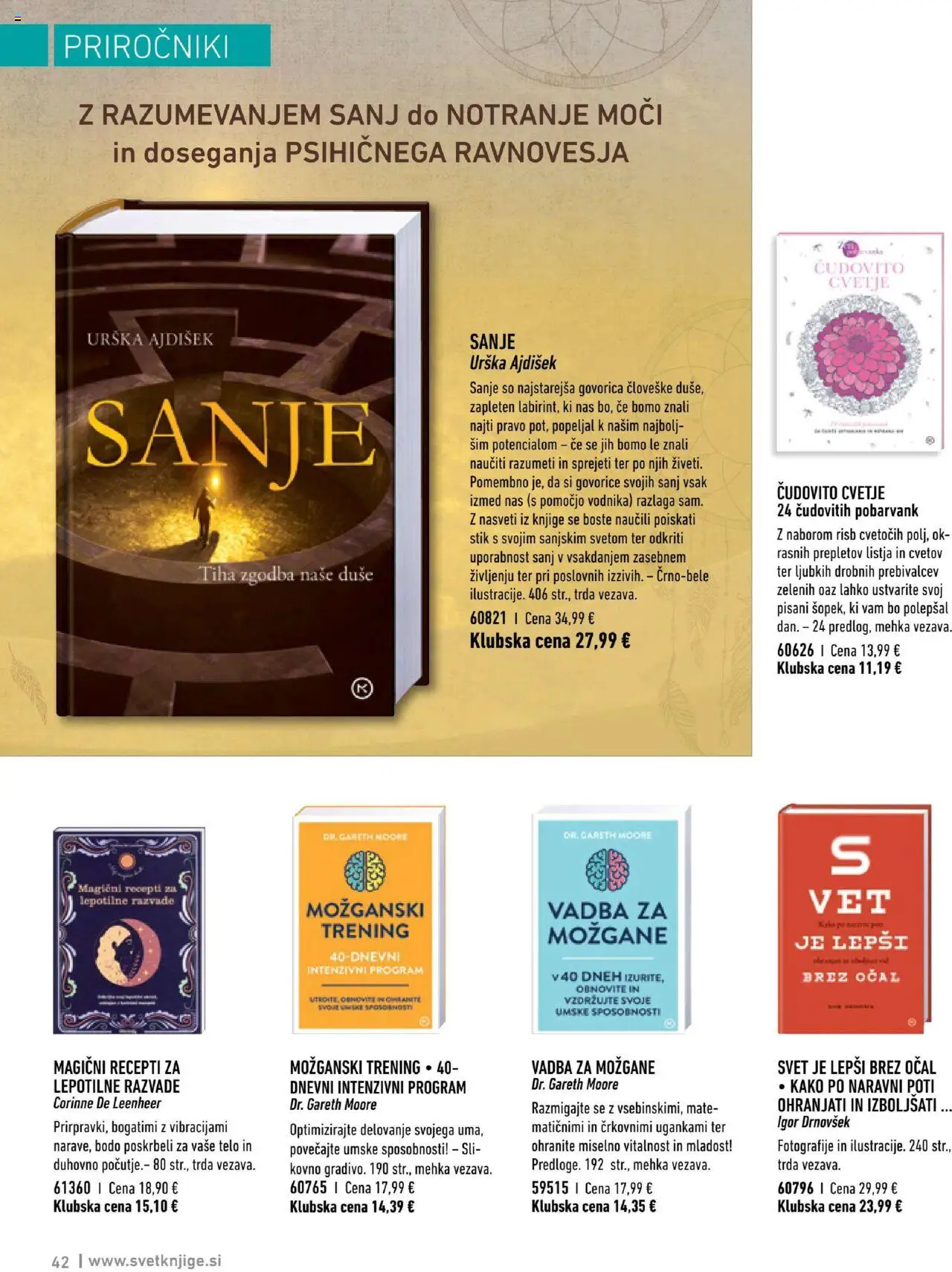 Novi Svet knjige katalog ponudbe – veljaven od 01.10.2025 | Stran: 42 | Izdelki: Cvetje