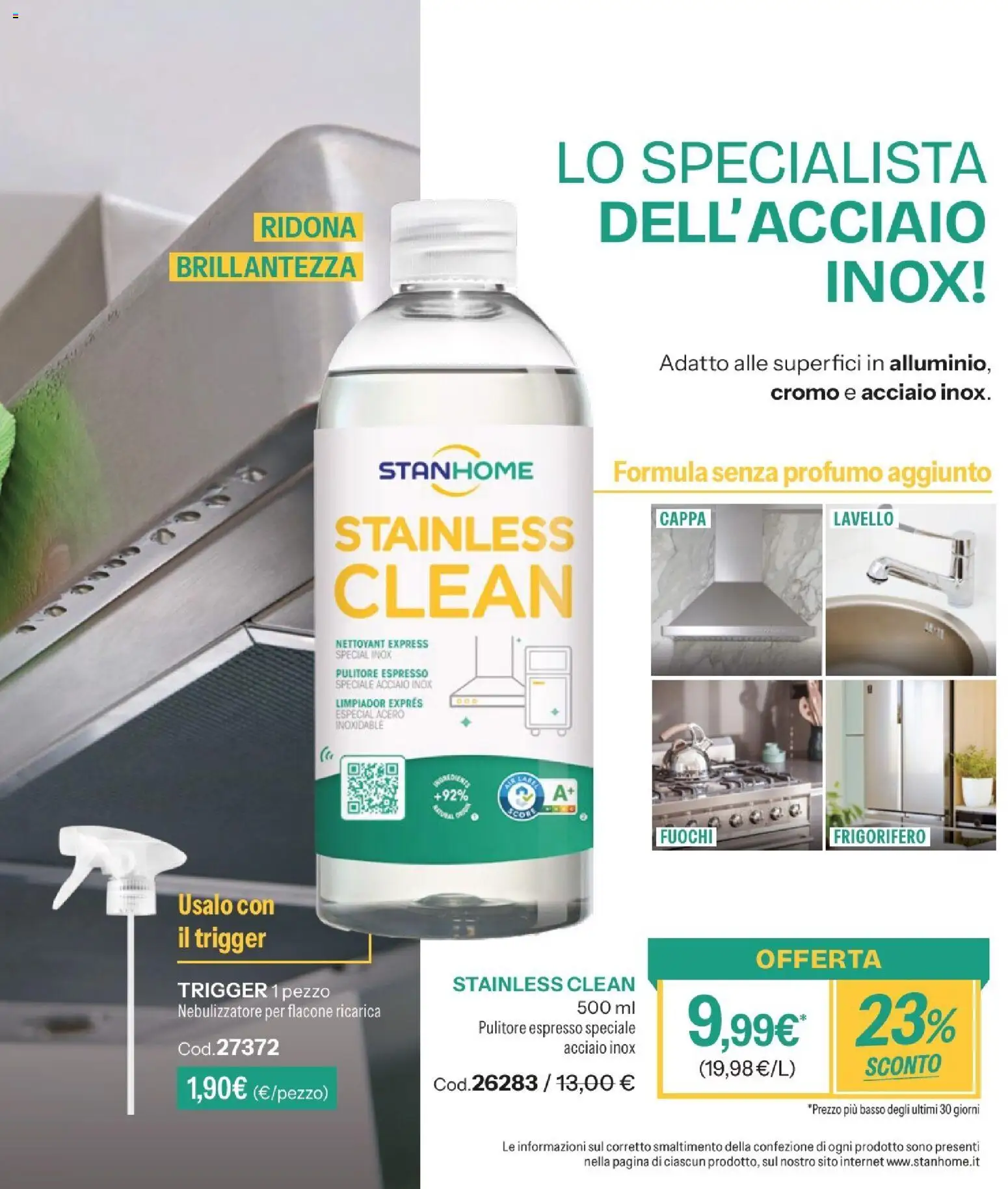 Volantino Stanhome del 10.03.2026 | Pagina: 35 | Prodotti: Lavello, Nebulizzatore, Frigorifero, Profumo