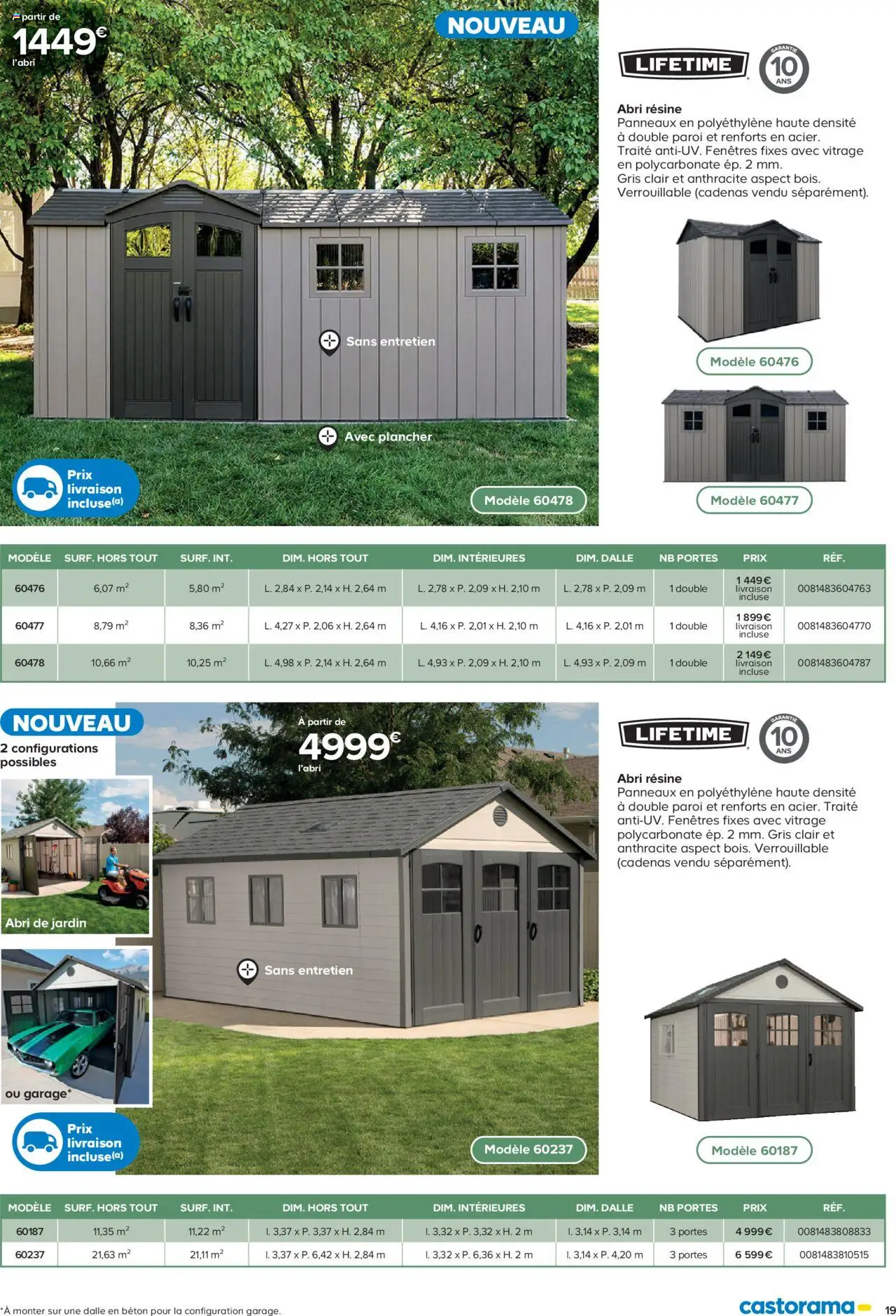  | Page: 19 | Produits: Portes, Abri de jardin