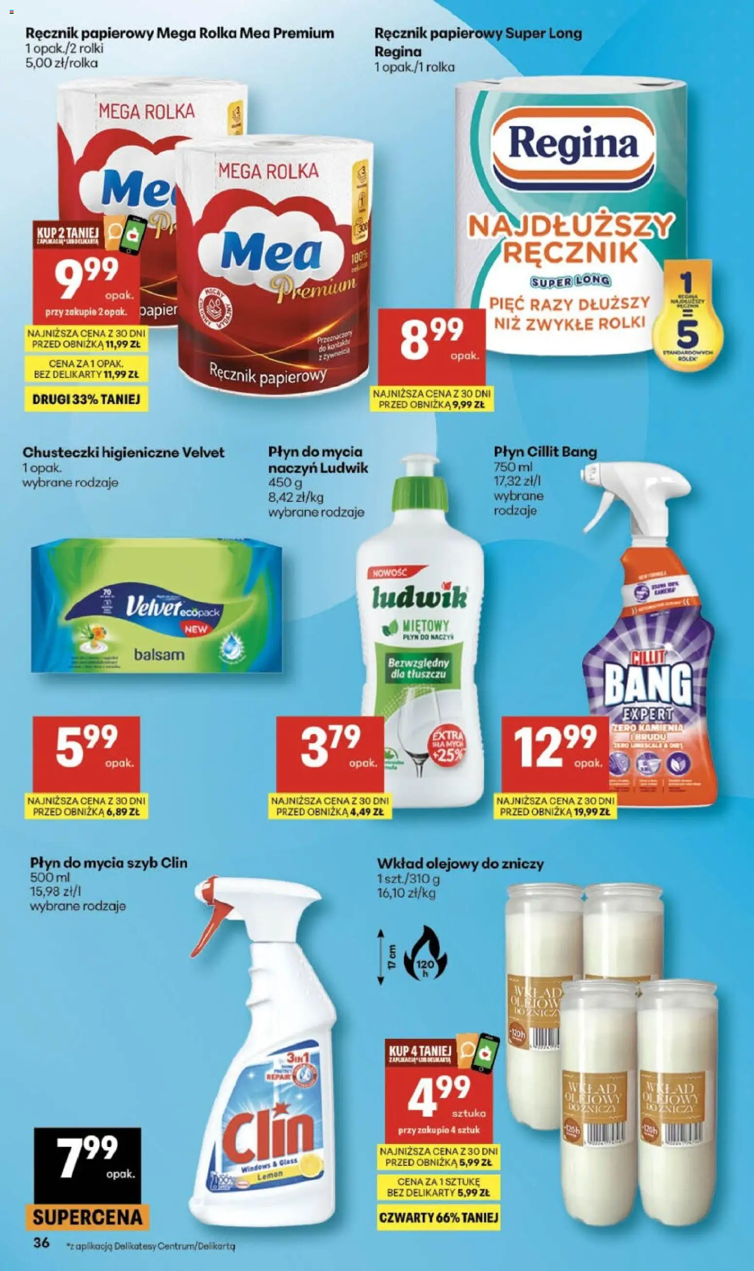 Delikatesy Centrum gazetka od 30.04.2026 | Strona: 36 | Produkty: Rolki, Chusteczki higieniczne, Delikatesy, Ręcznik papierowy