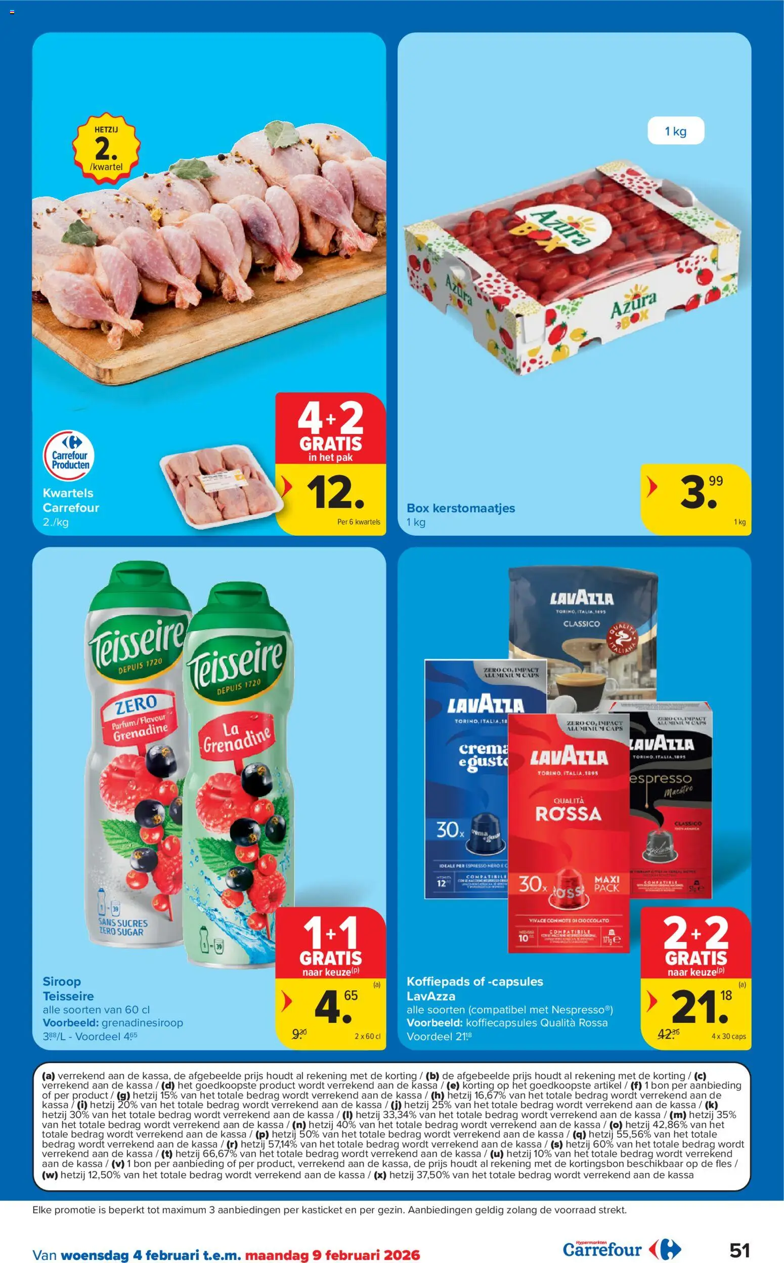 {H1} | Pagina: 51 | Producten: Fles, Lavazza, Box, Koffiecapsules