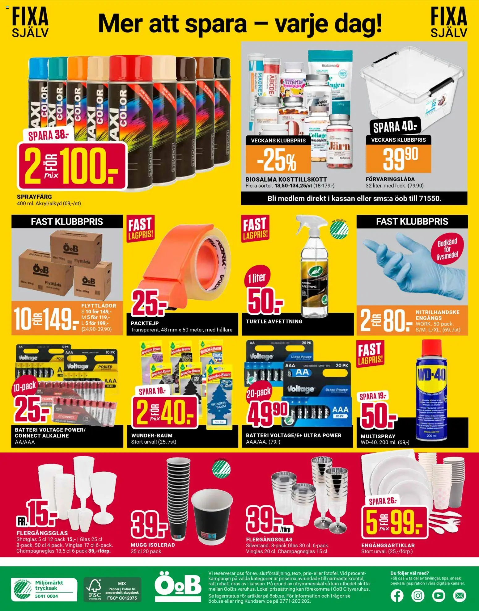 ÖoB reklamblad aktuell från 16.02.2026 | Sida: 12 | Produkter: Järn, Batteri, Ring, Papper