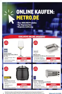 Metro Online: Wochen-Angebote ab 15.12.2025 gültig