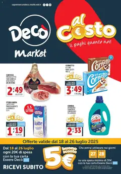 Anteprima del volantino Decò Market - Palese, Modugno catalogo valido a partire dal 18.07.2025