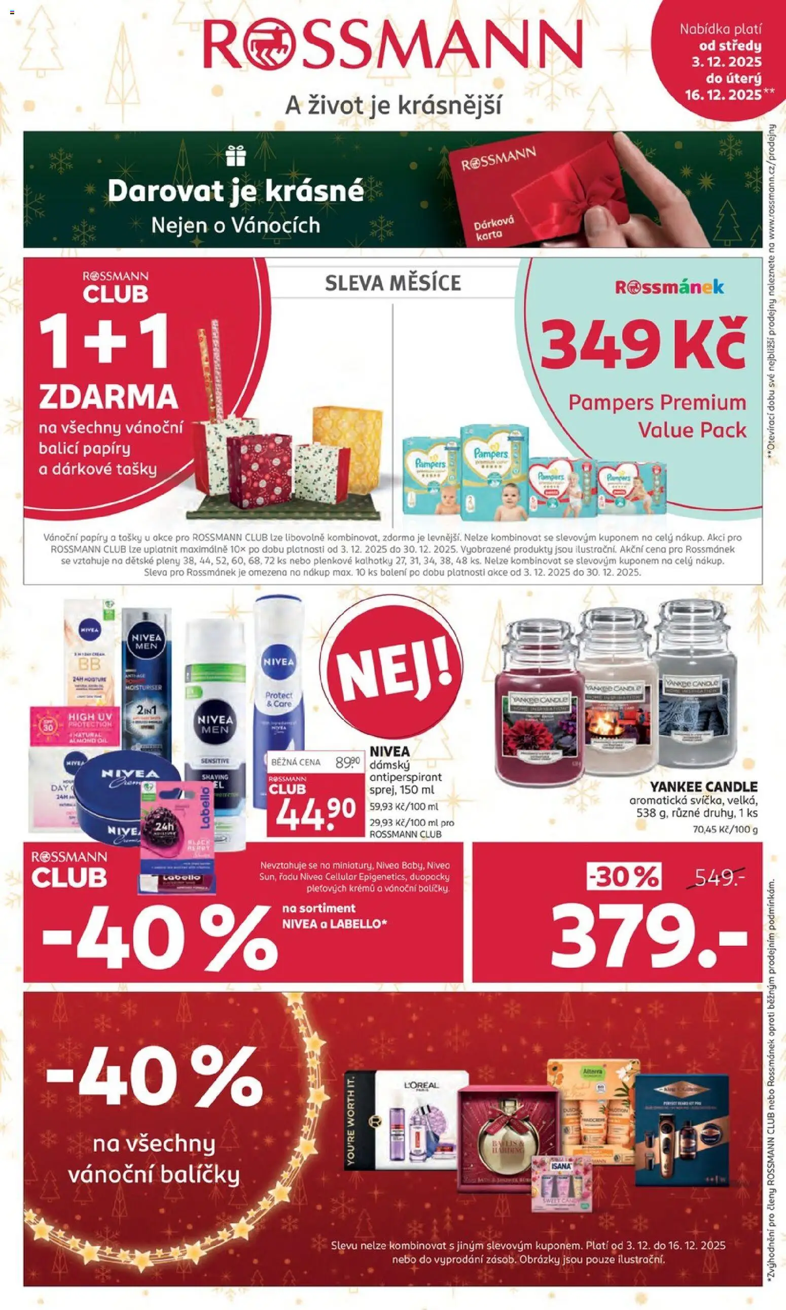 Rossmann leták od 03.12.2025 | Strana: 1