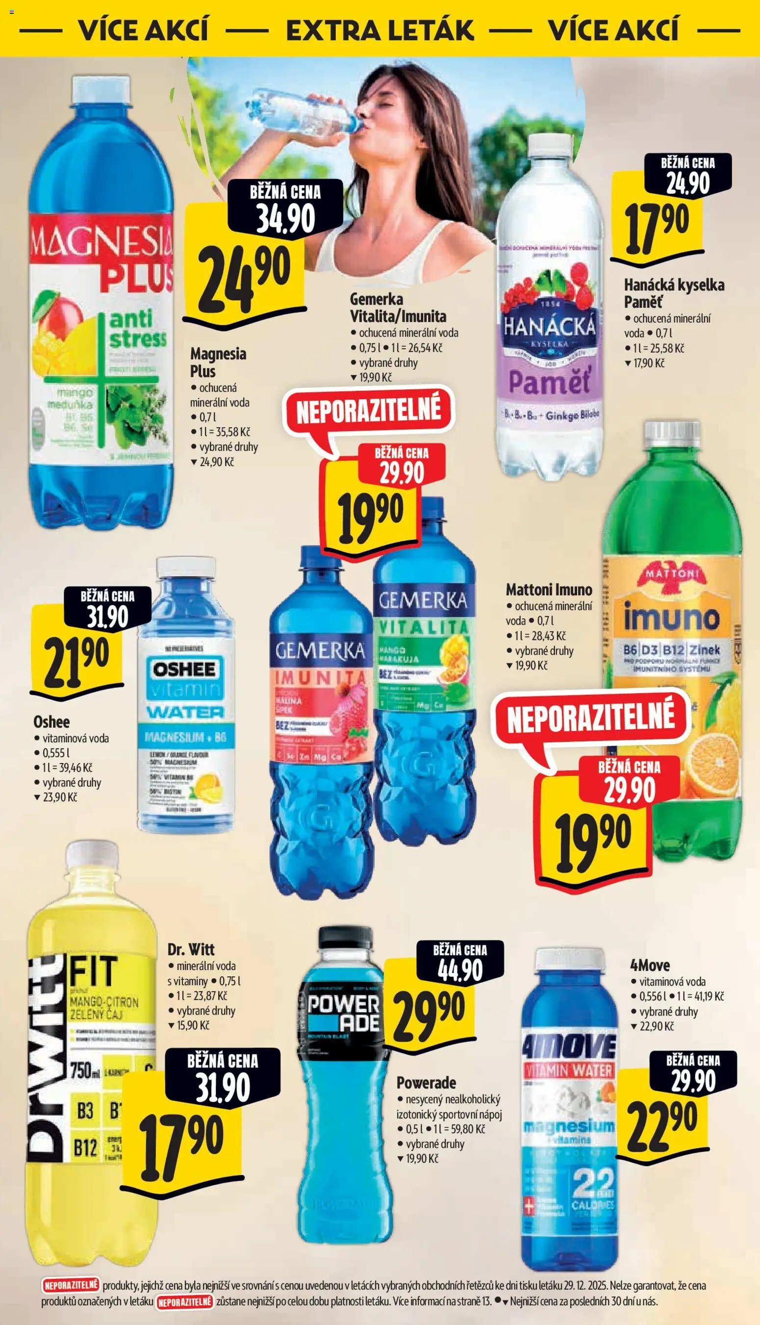 Albert leták - Supermarket od 07.01.2026 | Strana: 34 | Produkty: Mattoni, Voda, Čaj, Magnesia