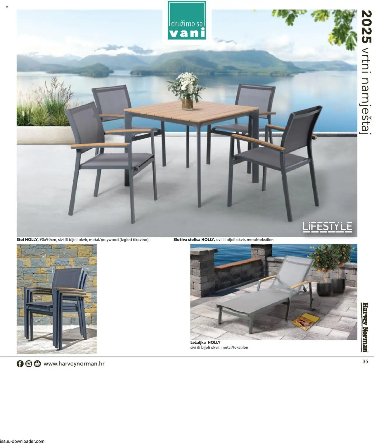 Harvey Norman katalog | vrijedi od 19.03.2025 | Stranica: 35 | Proizvodi: Ležaljka, Stol, Stolica, Vrtni namještaj