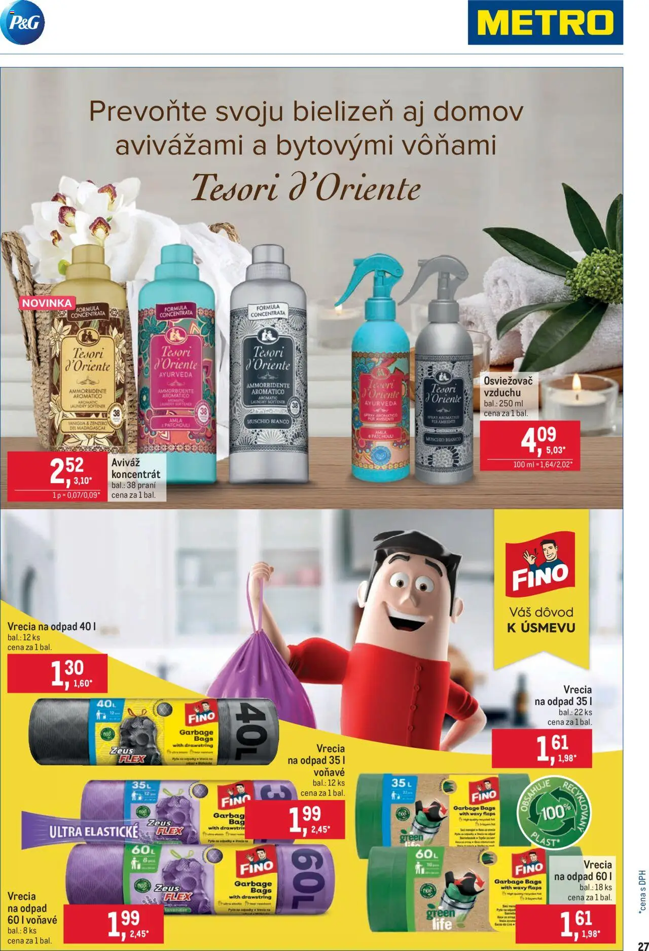 Nové Metro akcie – leták je platný od 27.08.2025 | Strana: 27 | Produkty: Aviváž
