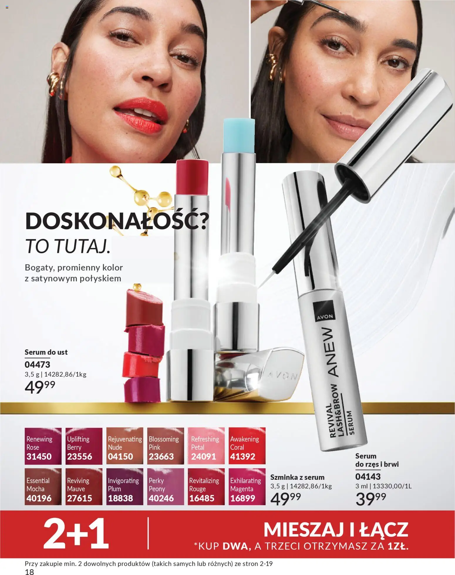Avon Katalog mini od 16.02.2026 | Strona: 18 | Produkty: Szminka