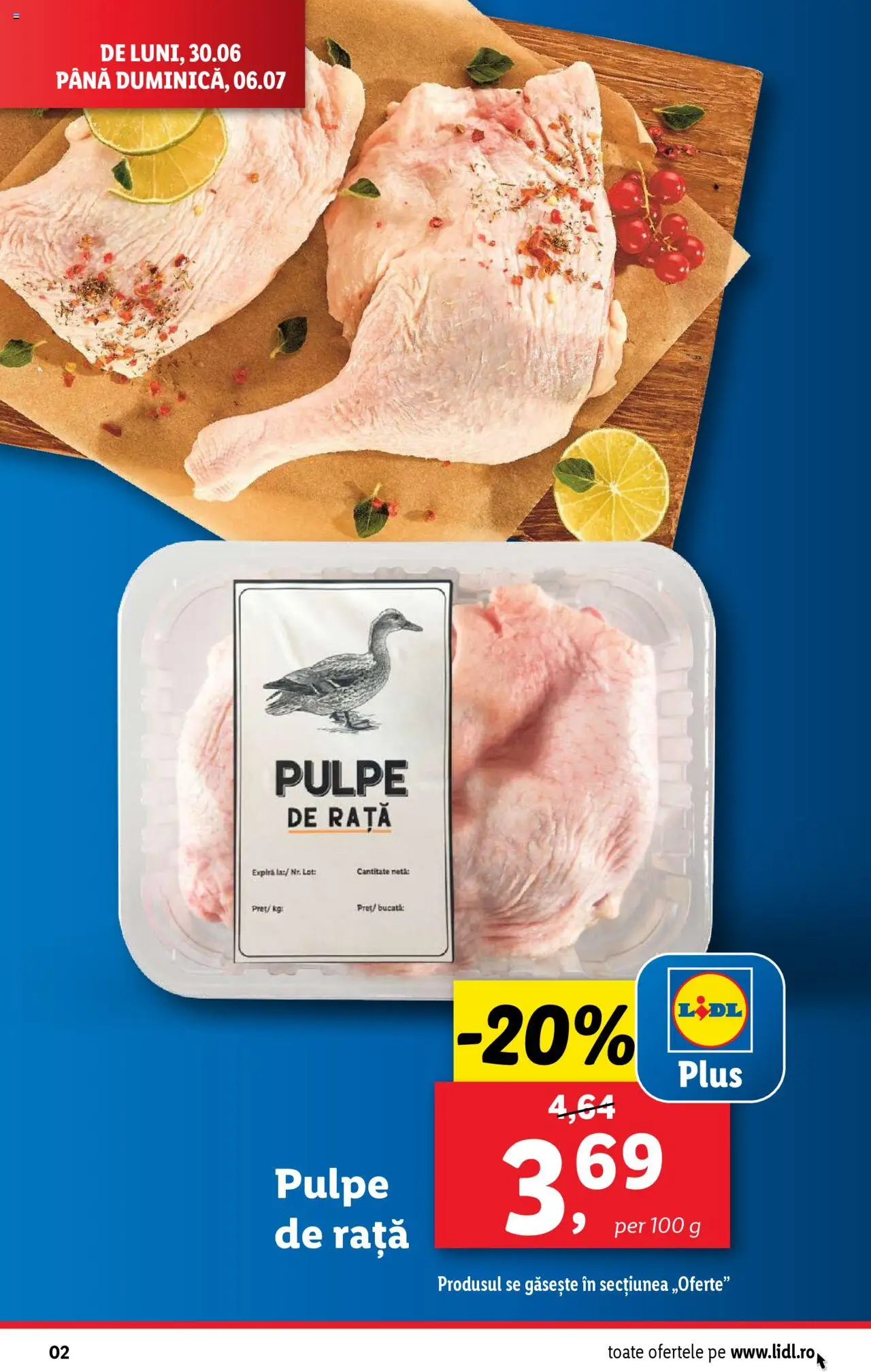 Catalog Lidl – valabil de la 30.06.2025 | Pagină: 2 | Produse: Rață