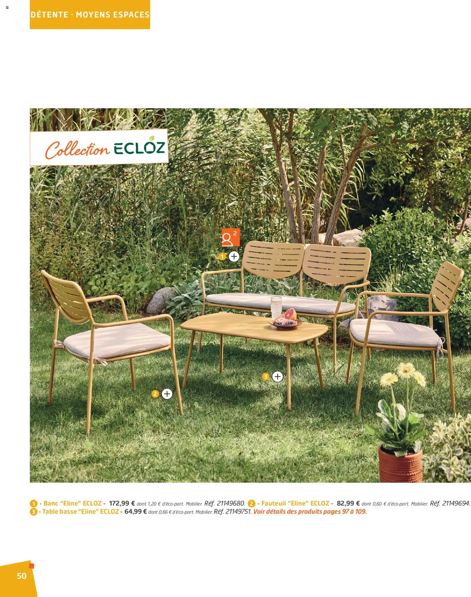 {H1} | Page: 50 | Produits: Fauteuil, Table basse, Table