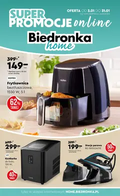 Pogląd oferty "Biedronka gazetka - Home" - ważna od 03.01.2026
