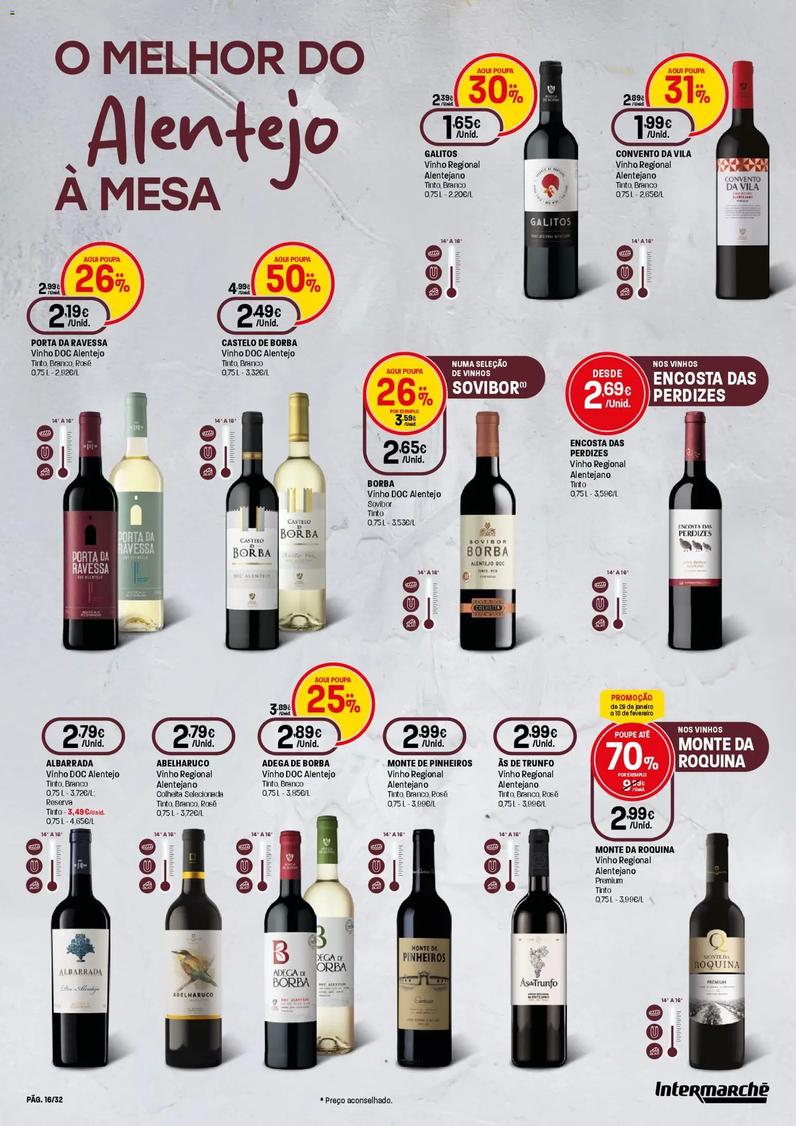 Intermarché - Queijos, Vinhos e Enchidos Super │ válido de 29.01.2026 | Página: 16