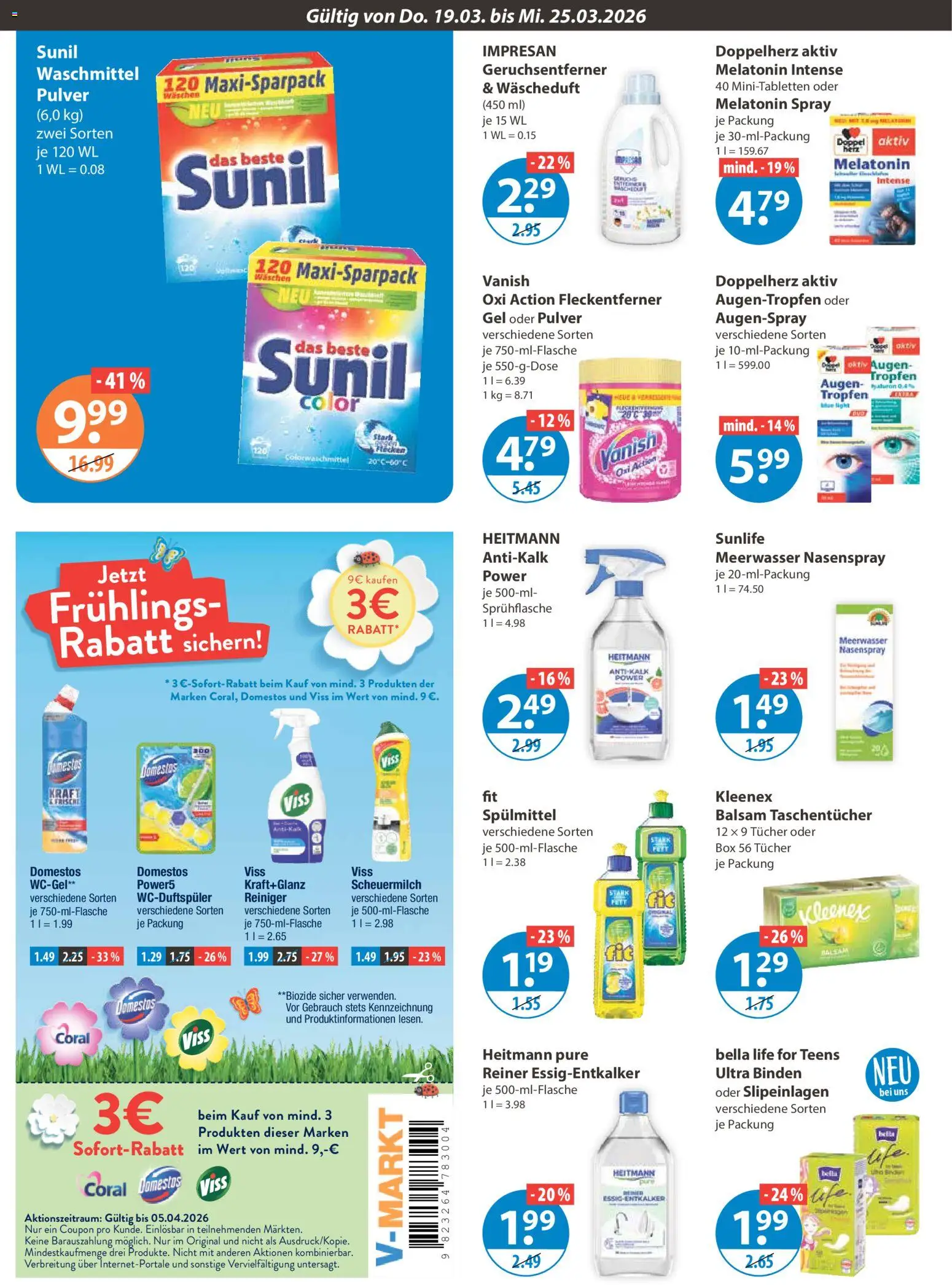 V-Markt Angebote – gültig ab 19.03.2026 | Seite: 12 | Produkte: Coral, Box, Waschmittel
