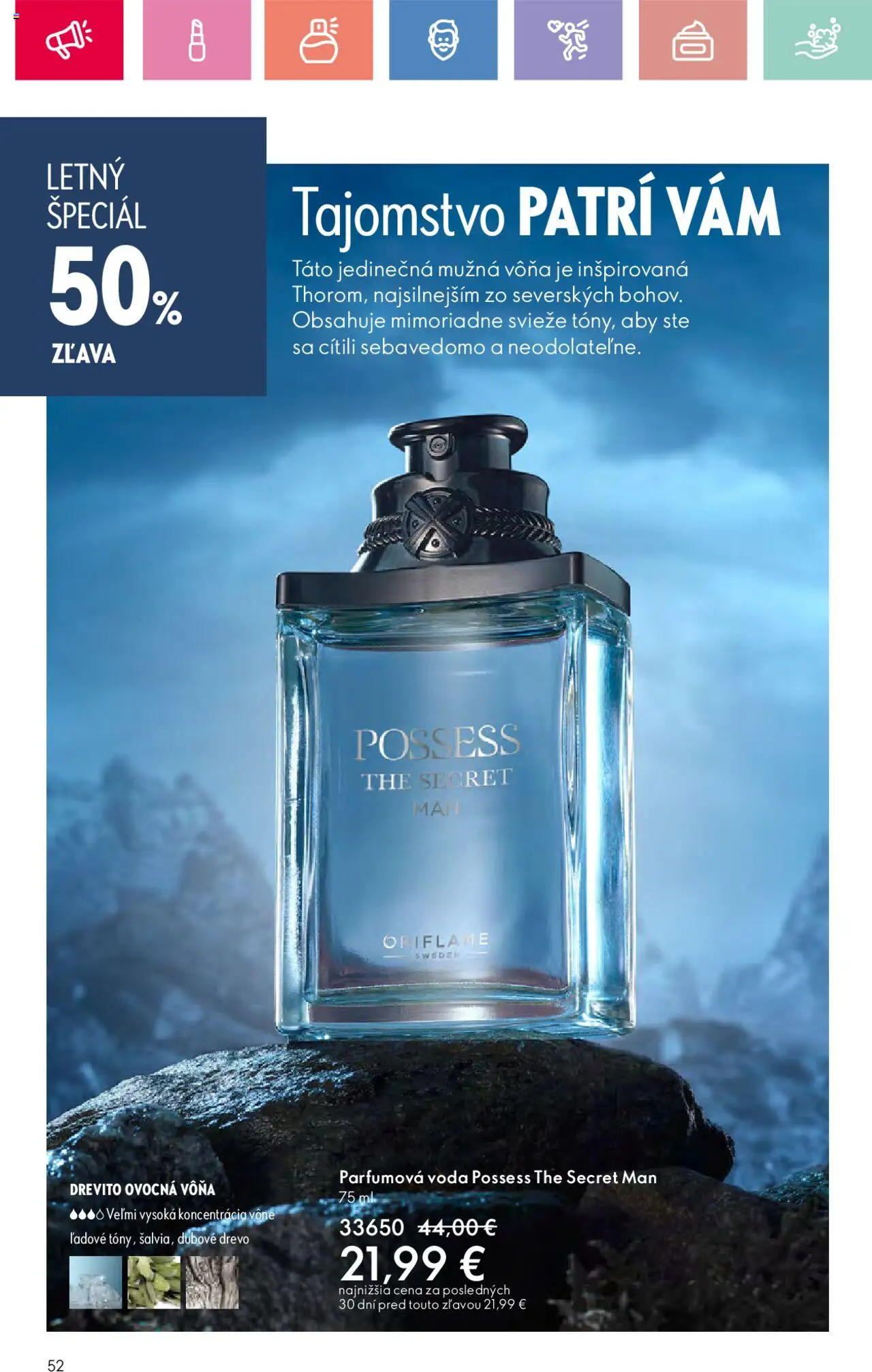 Katalóg Oriflame 9 2025 │ platný od 15.06.2025 | Strana: 52 | Produkty: Voda